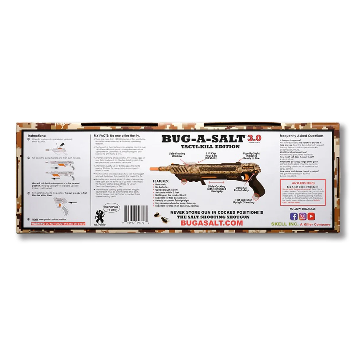 Bug-A-Salt Limited Edition Tacti-Kill 3.0 Insect Killing Gun BS63-TK View 4