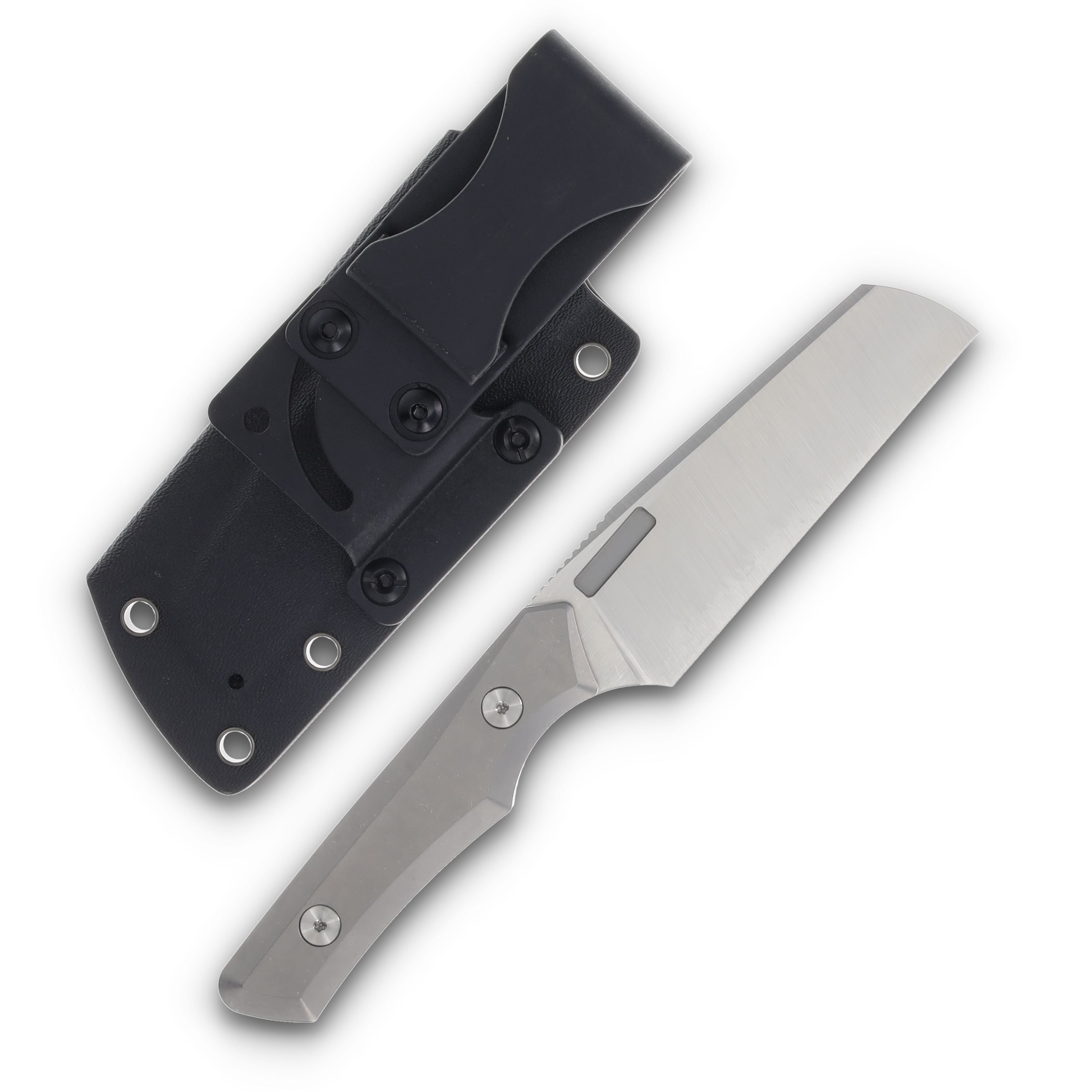 Vero Axon Fixed Blade Knife Belt Satin/Titanium FBK286H-1 View 2