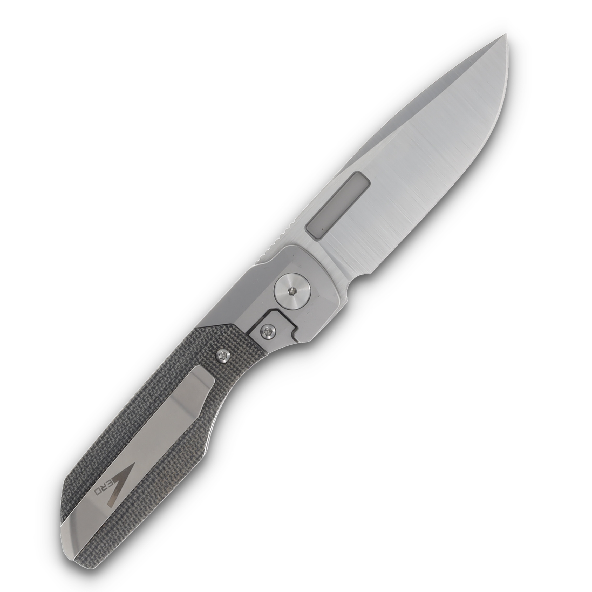Vero Synapse Folding Knife Belt Satin/Black Micarta LLKB380B-1 View 2