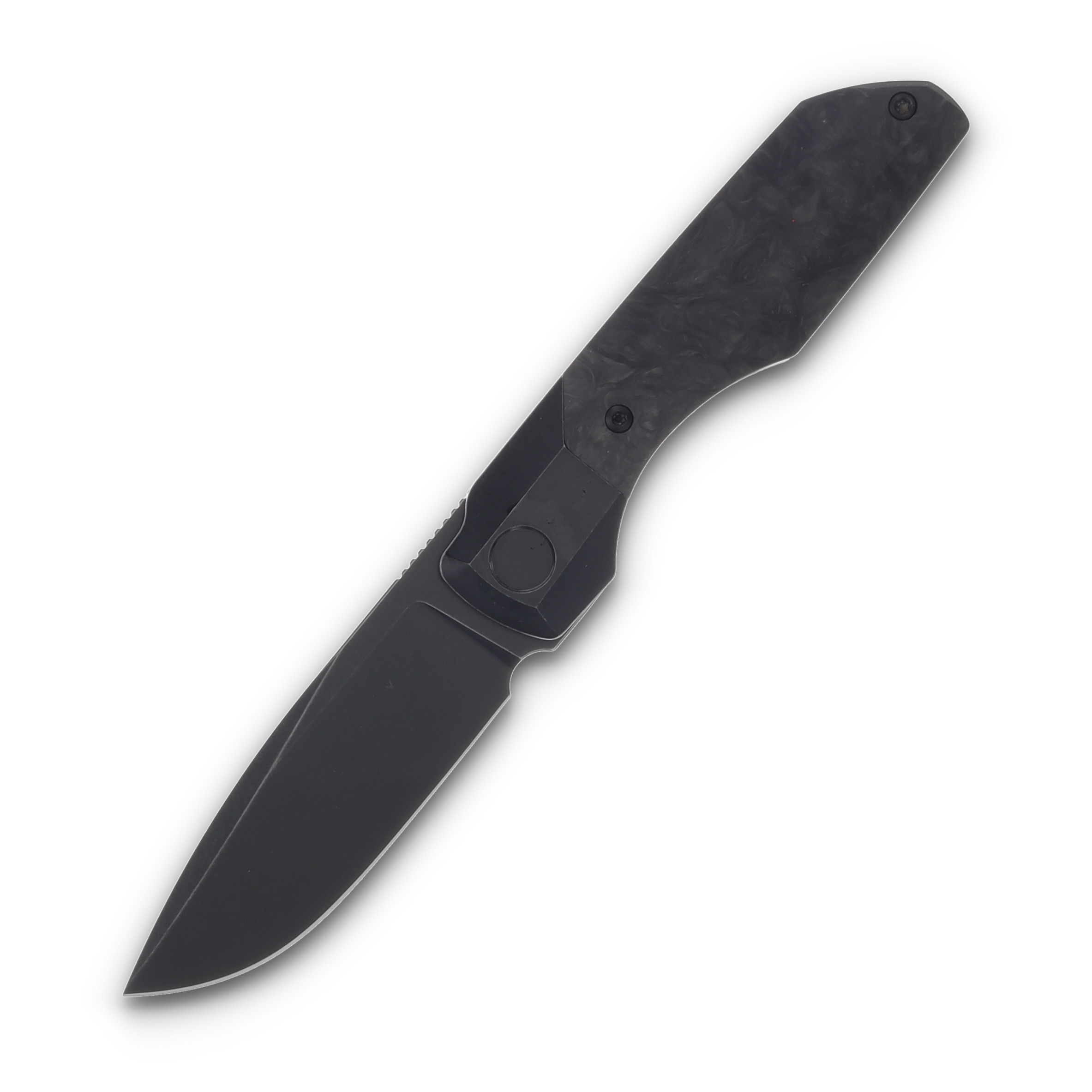 Vero Synapse Folding Knife Blackwash/Marbled Carbon Fiber LLKB380E-4 View 1