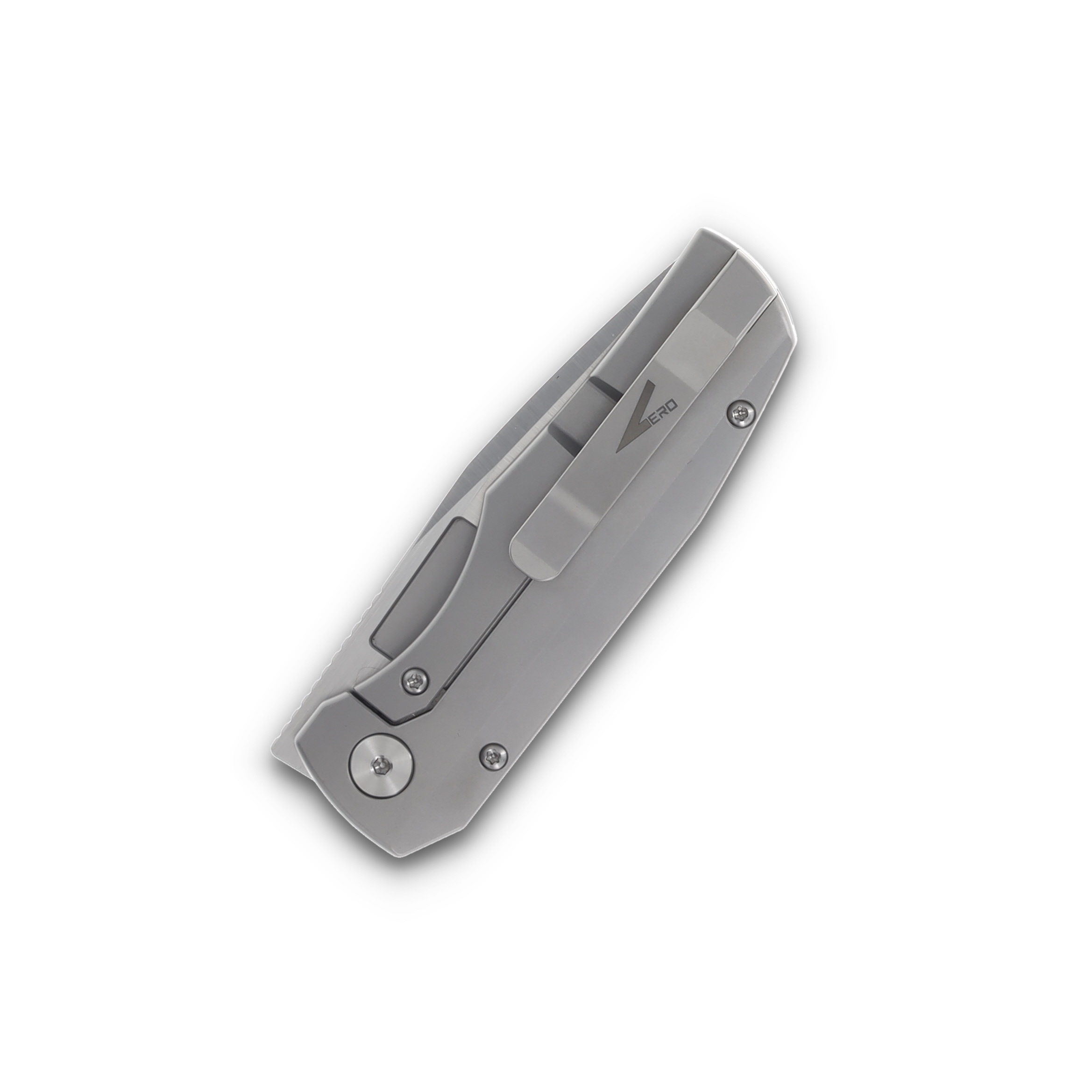Vero Engineering Nova Mini Folding Knife Belt Satin/Titanium LLKB693 View 5