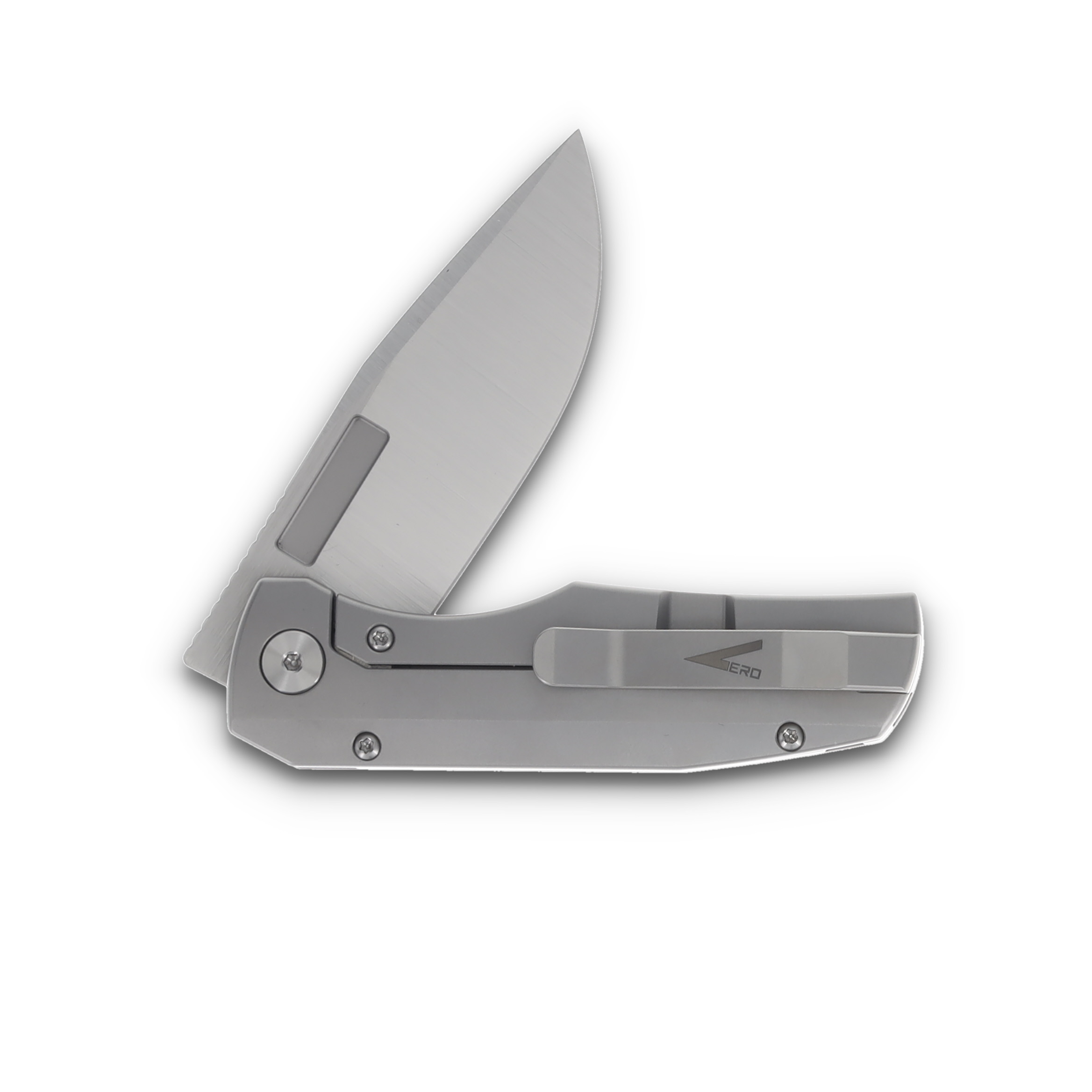 Vero Engineering Nova Mini Folding Knife Belt Satin/Titanium LLKB693 View 4