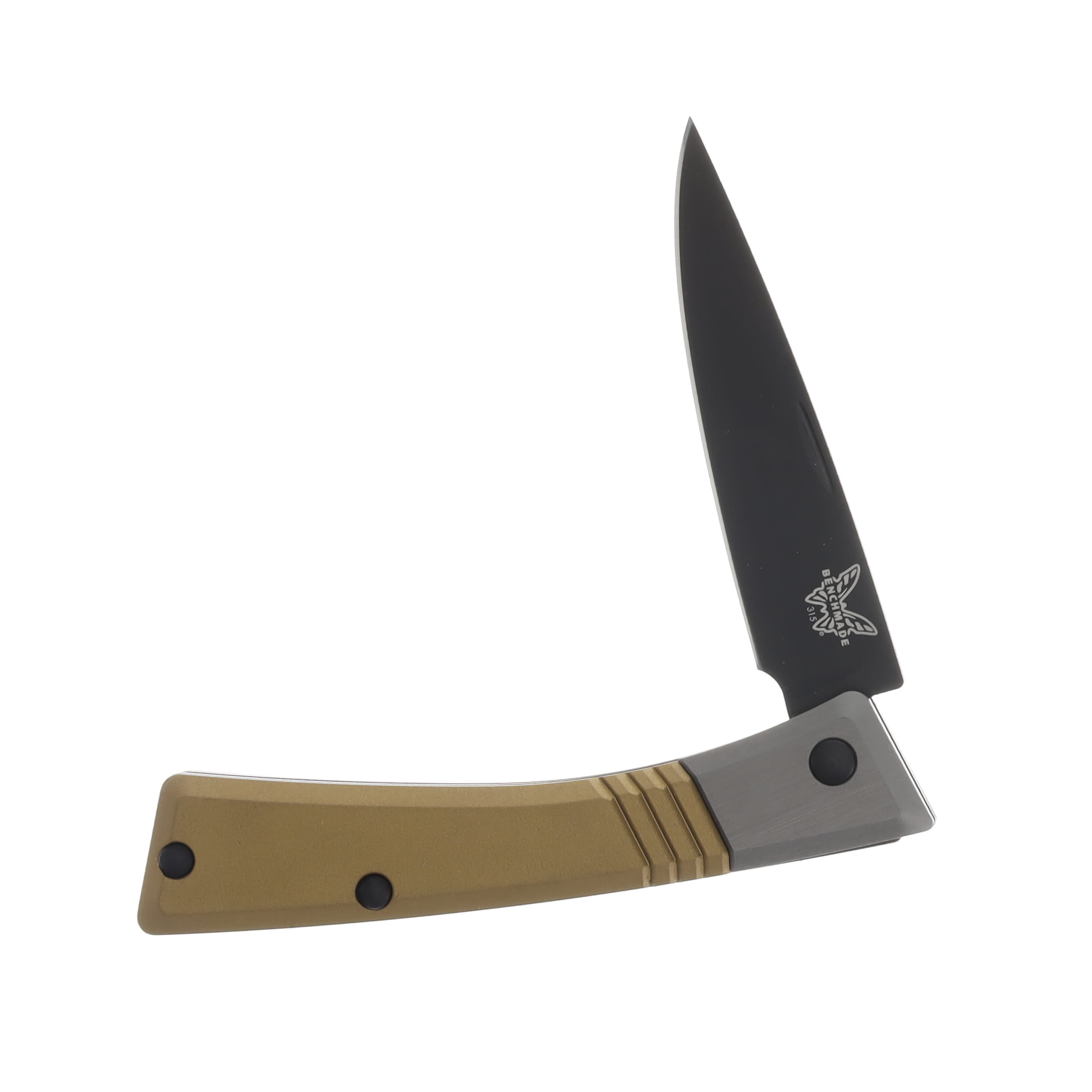 Benchmade Successor Folding Knife Ash Gray - Burnt Brass BM315BK-01 View 5