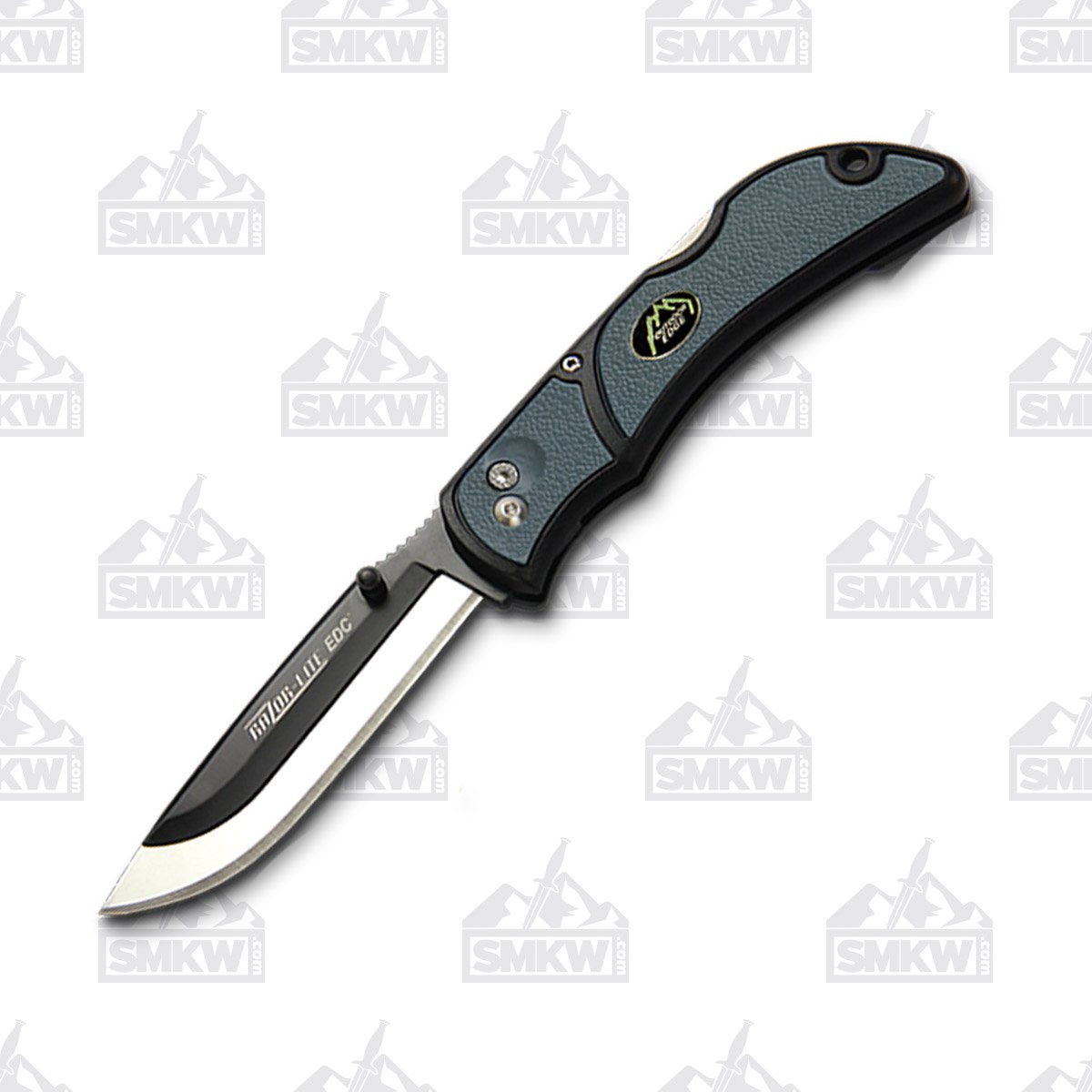 Outdoor Edge Razor EDC Lite Folding Knife Gray-Black Handle 420J2 SS Blades OERLY150C View 1