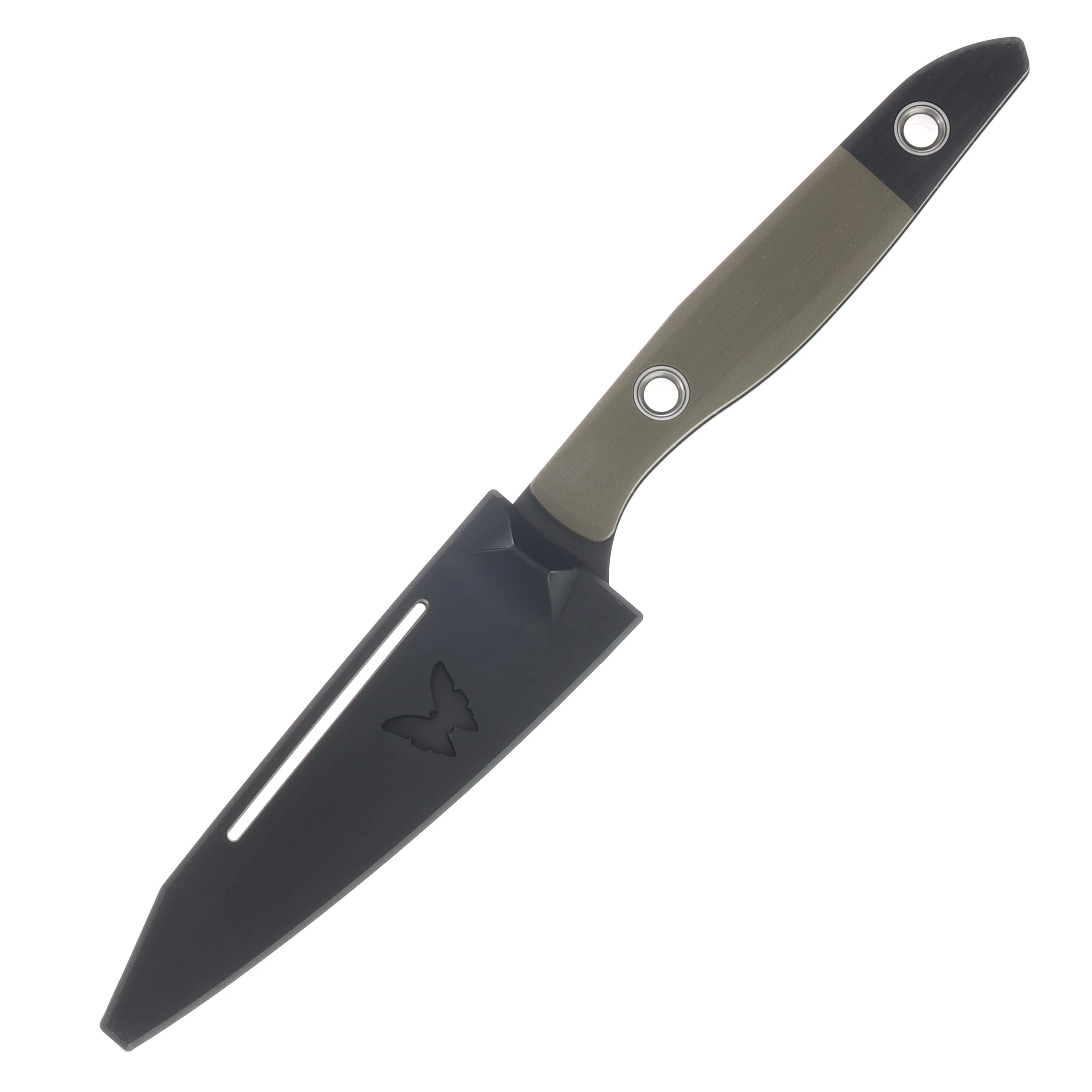 Benchmade True Paring Kitchen Knife OD Green G10 With Black G10 Bolster BM4045BK-01 View 4