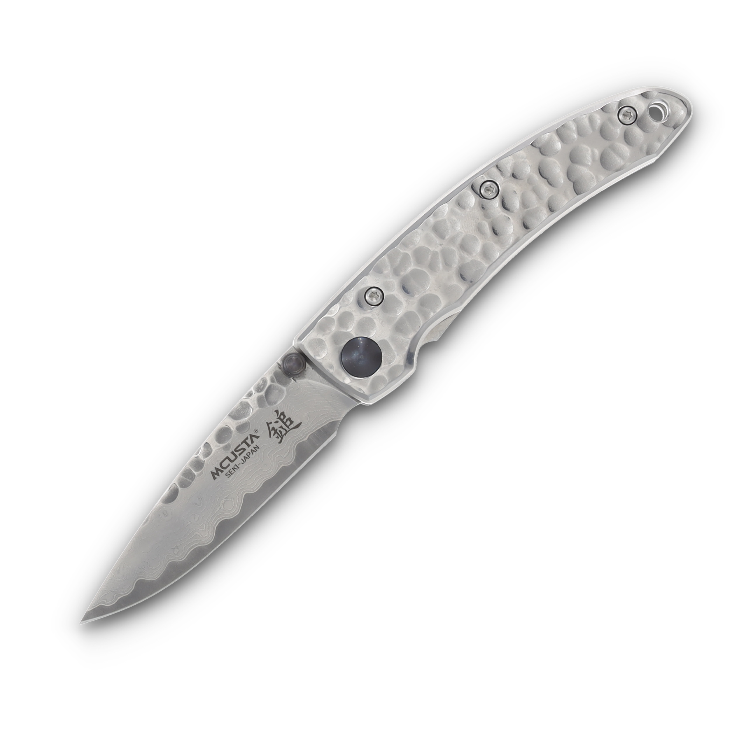 Mcusta MC-11 Forge Small Tsuchi Knife 2.75in Damascus Drop Point MC-113D View 1