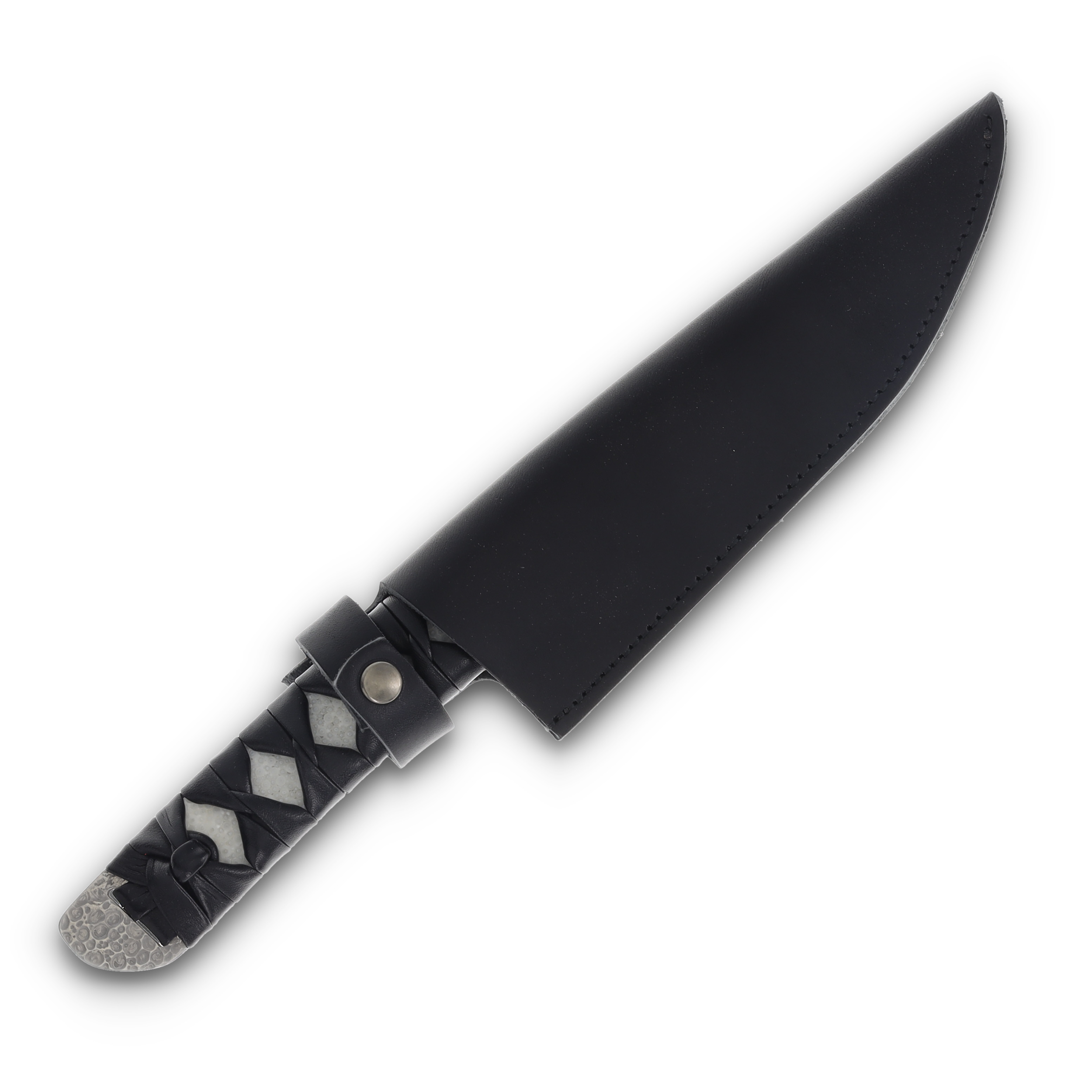 Mcusta MC-24 TANTO w/pouch  SPG2 Damascus Blade  Handle MC-241GD View 7