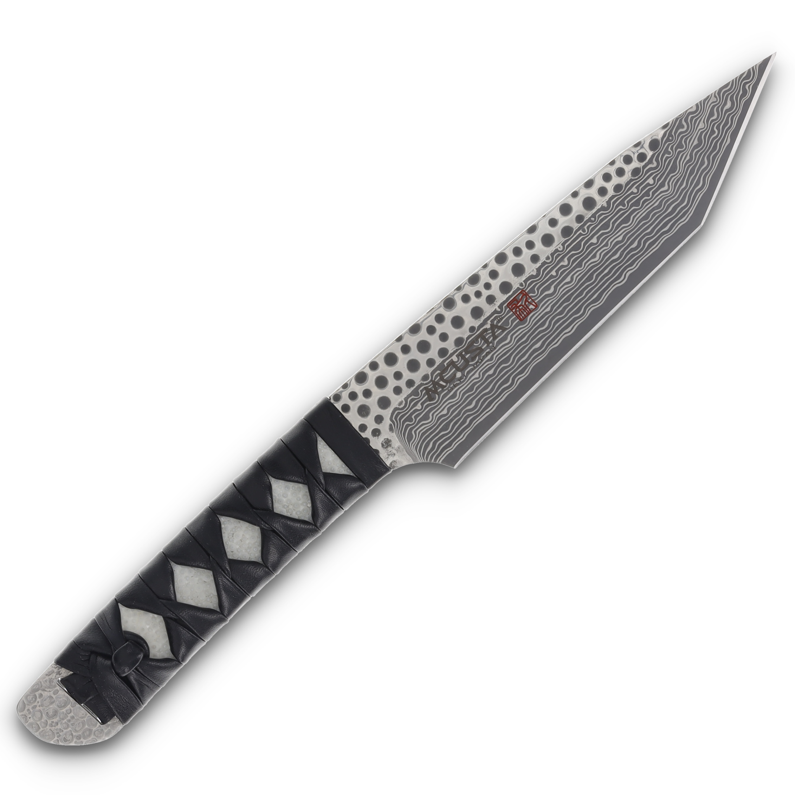 Mcusta MC-24 TANTO w/pouch  SPG2 Damascus Blade  Handle MC-241GD View 4