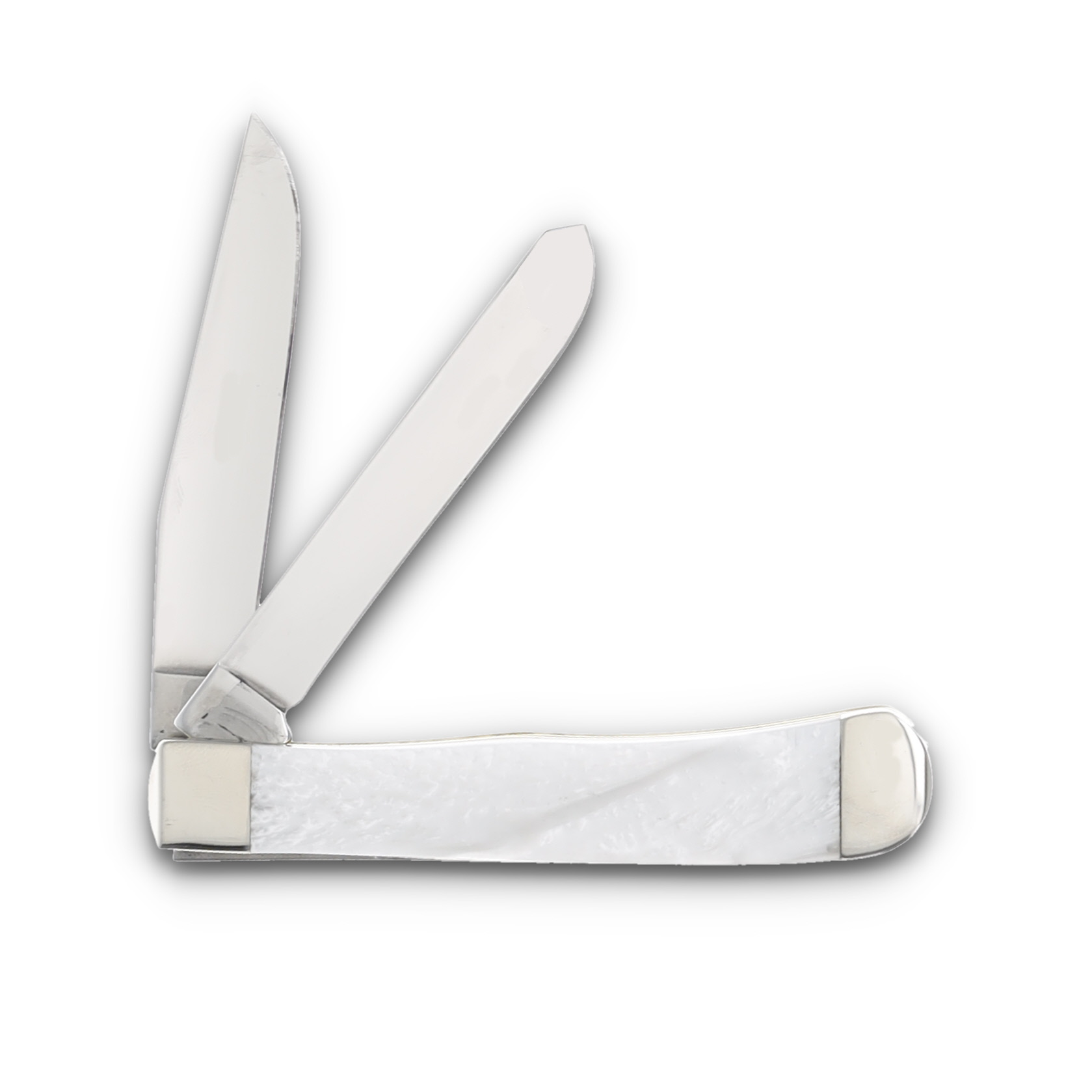 Case XX Heavenly Pearl Jesus Is My Anchor Trapper Folding Knife CA6073HP-JA View 2