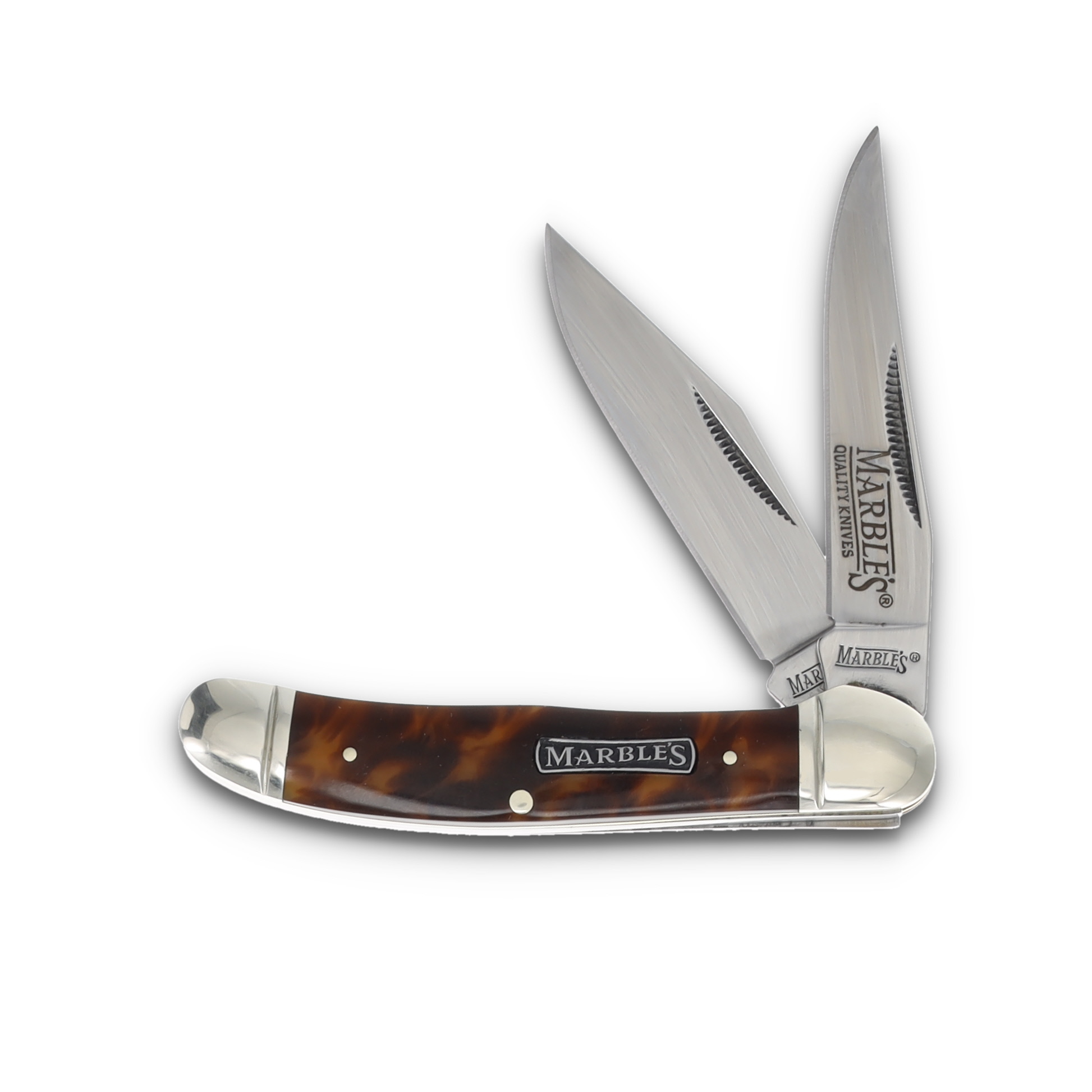 Marbles Knives Copperhead Folding Knife Imitation Tortoiseshell MR610 View 1