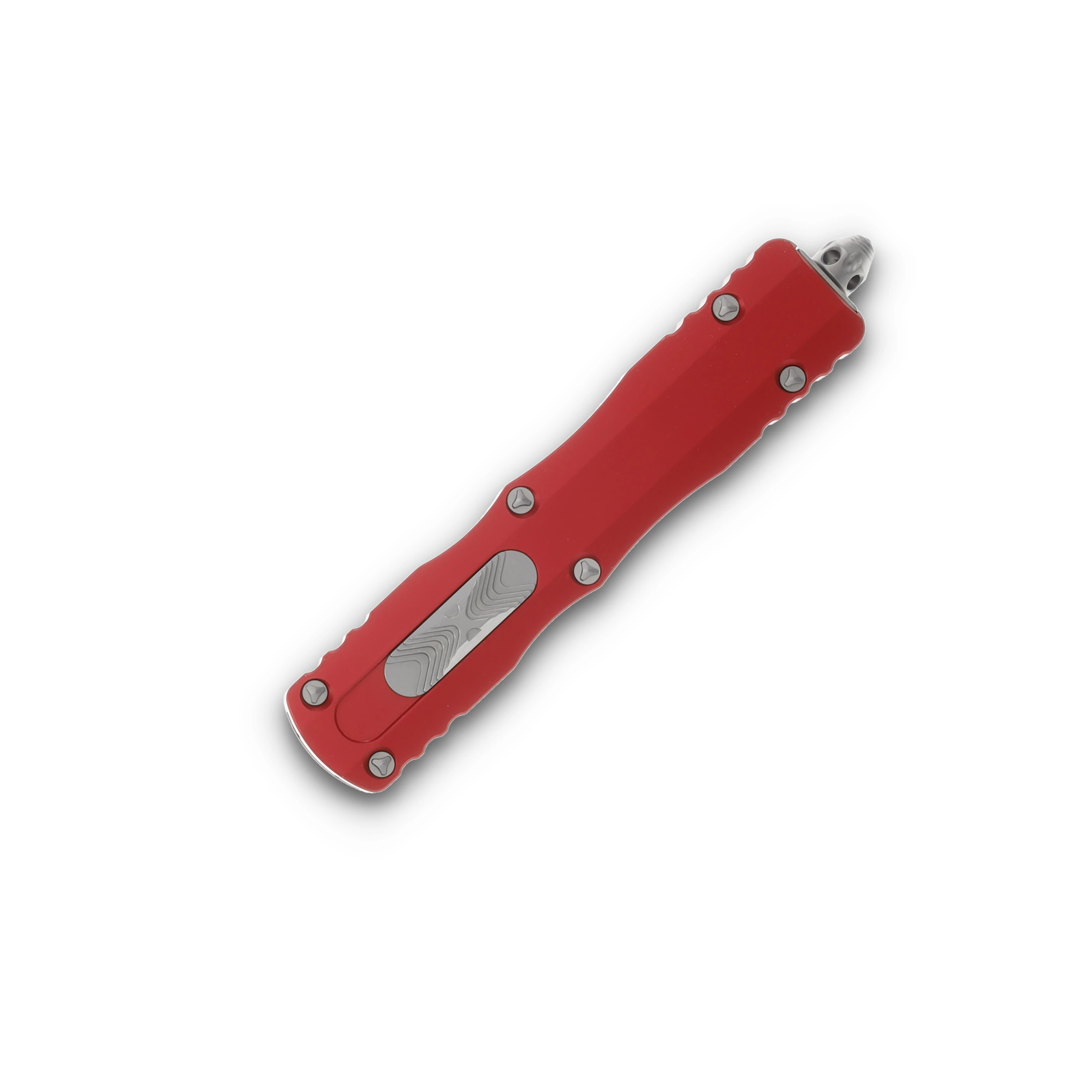 Microtech Knives Dirac Delta DE OTF Auto Red 3.75in SW Part Serr Dagger AUMT22711RD View 3