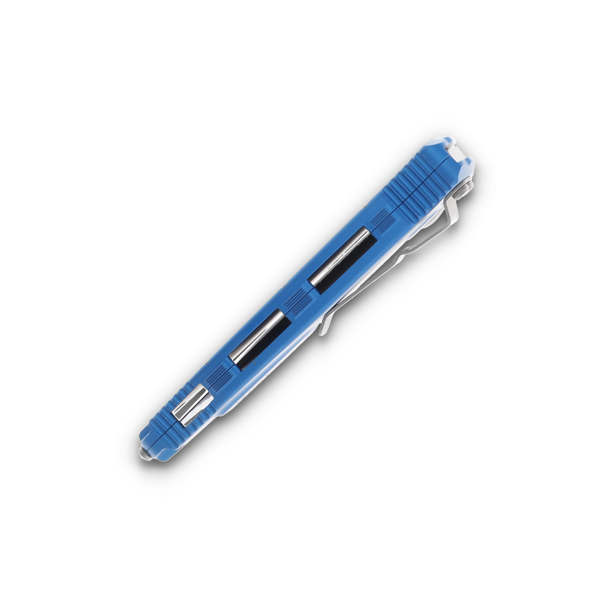 Microtech Socom Elite Folding Knife Blue 4.0in Part Serr Apocalyptic Clip Point MT16011APBL View 6