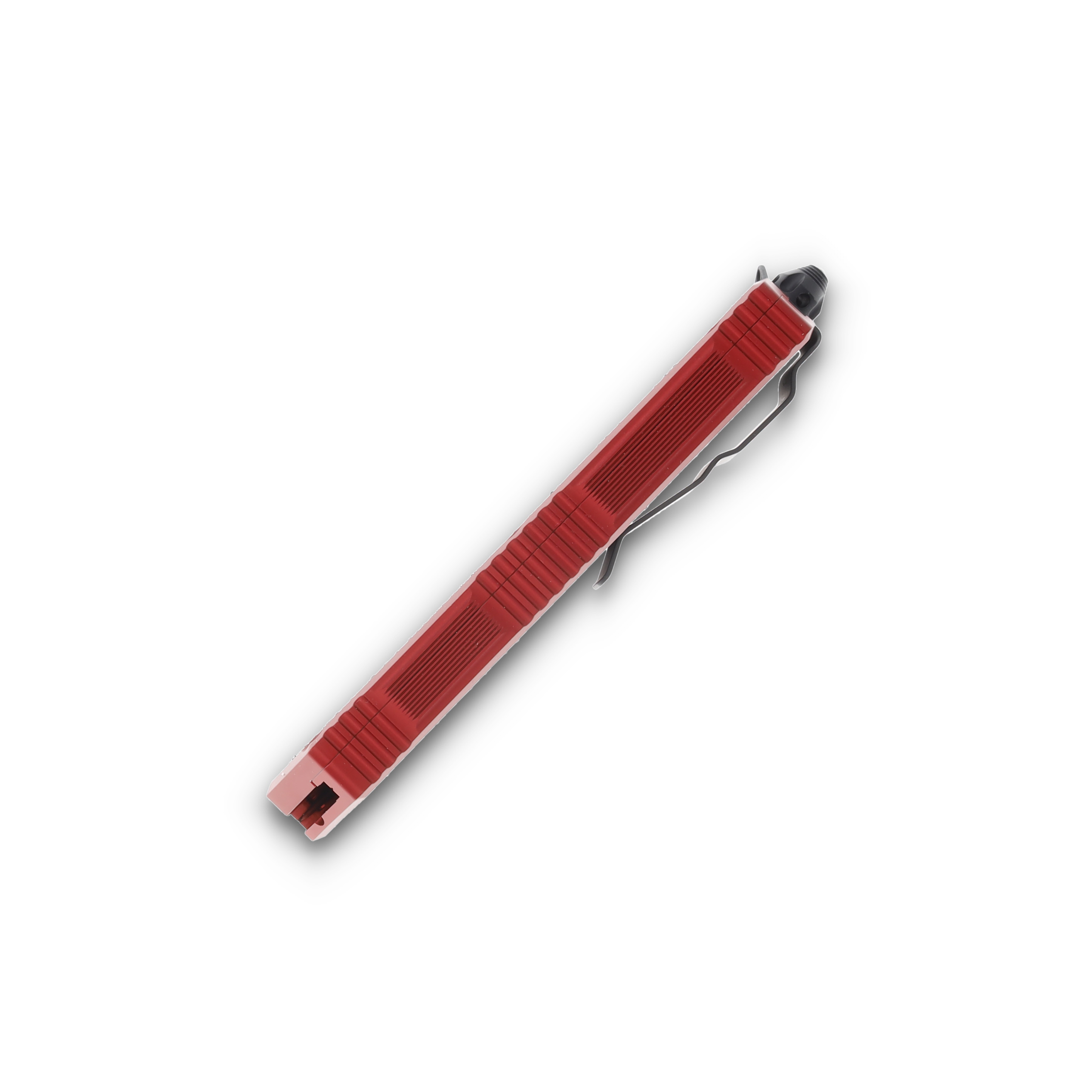 Microtech Scarab II Gen III Auto OTF Red 3.95in Full Serr Black Tanto Blade AUMT12793RD View 6