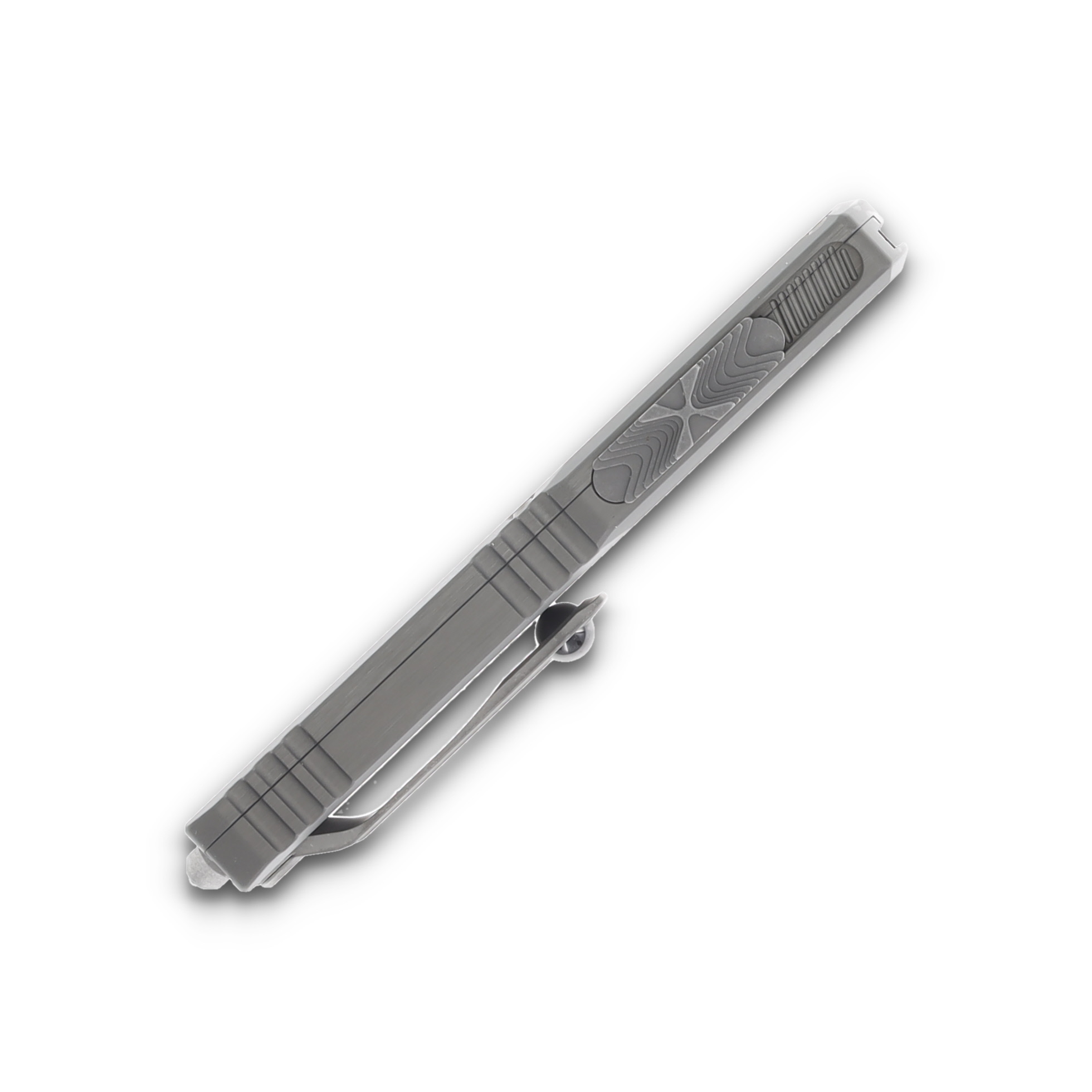 Microtech Ultratech GEN III ZBP OTF Natural 3.55in Part Serr Apoc Drop Point AUMT112111APNC View 6
