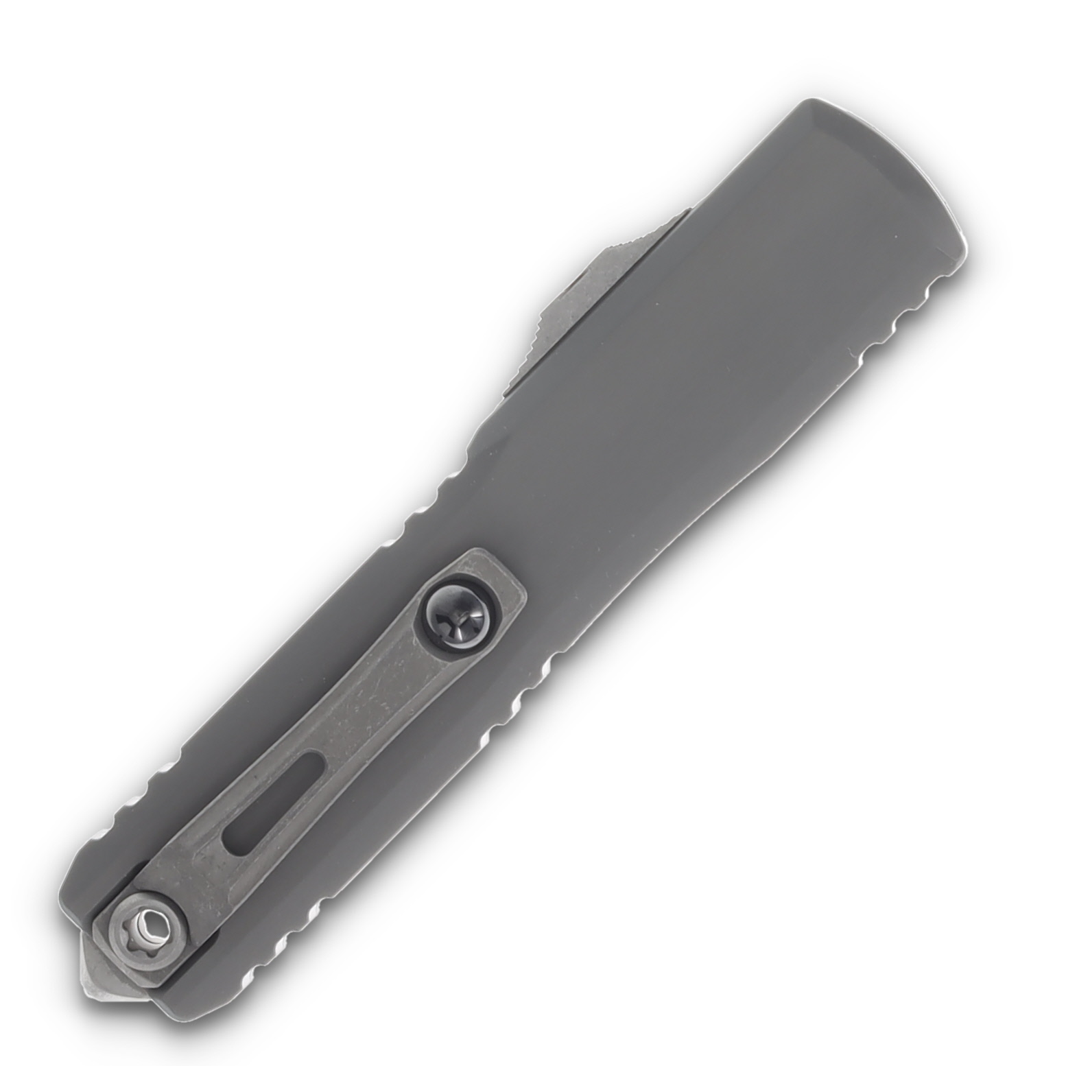 Microtech Ultratech GEN III ZBP OTF Natural 3.55in Part Serr Apoc Tanto AUMT112311APNC View 4