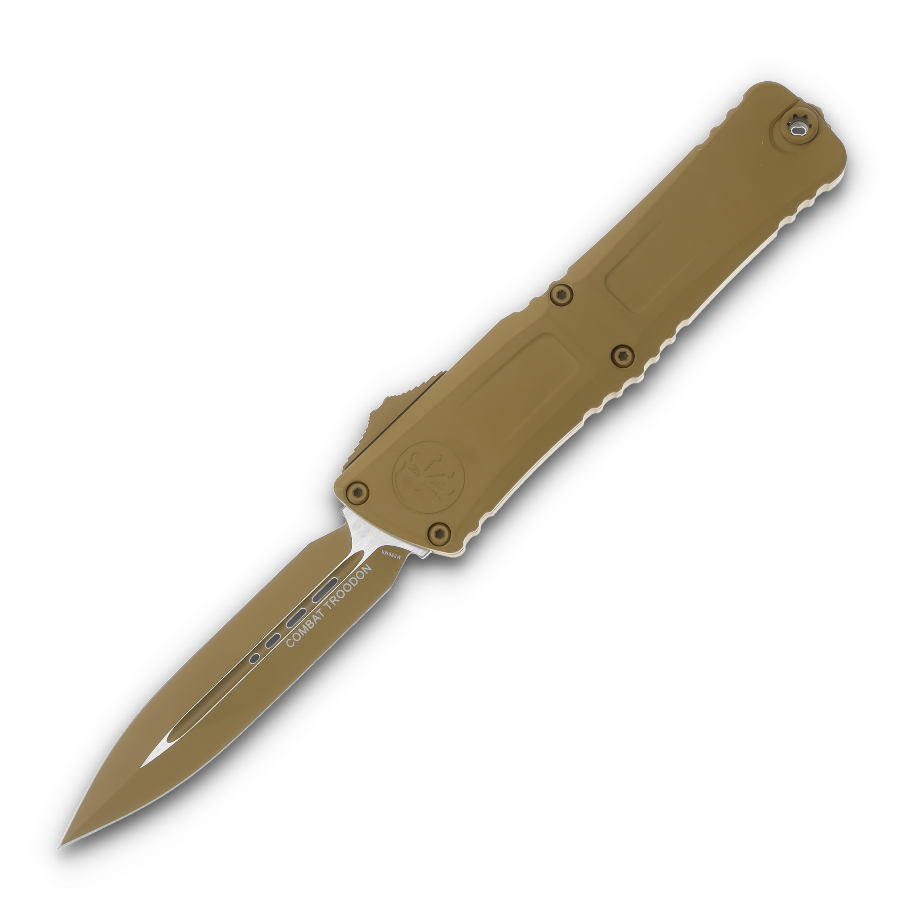 Microtech Combat Troodon Gen III D/E Standard Cerakote RAL-8000 AUMT11421CRA View 1