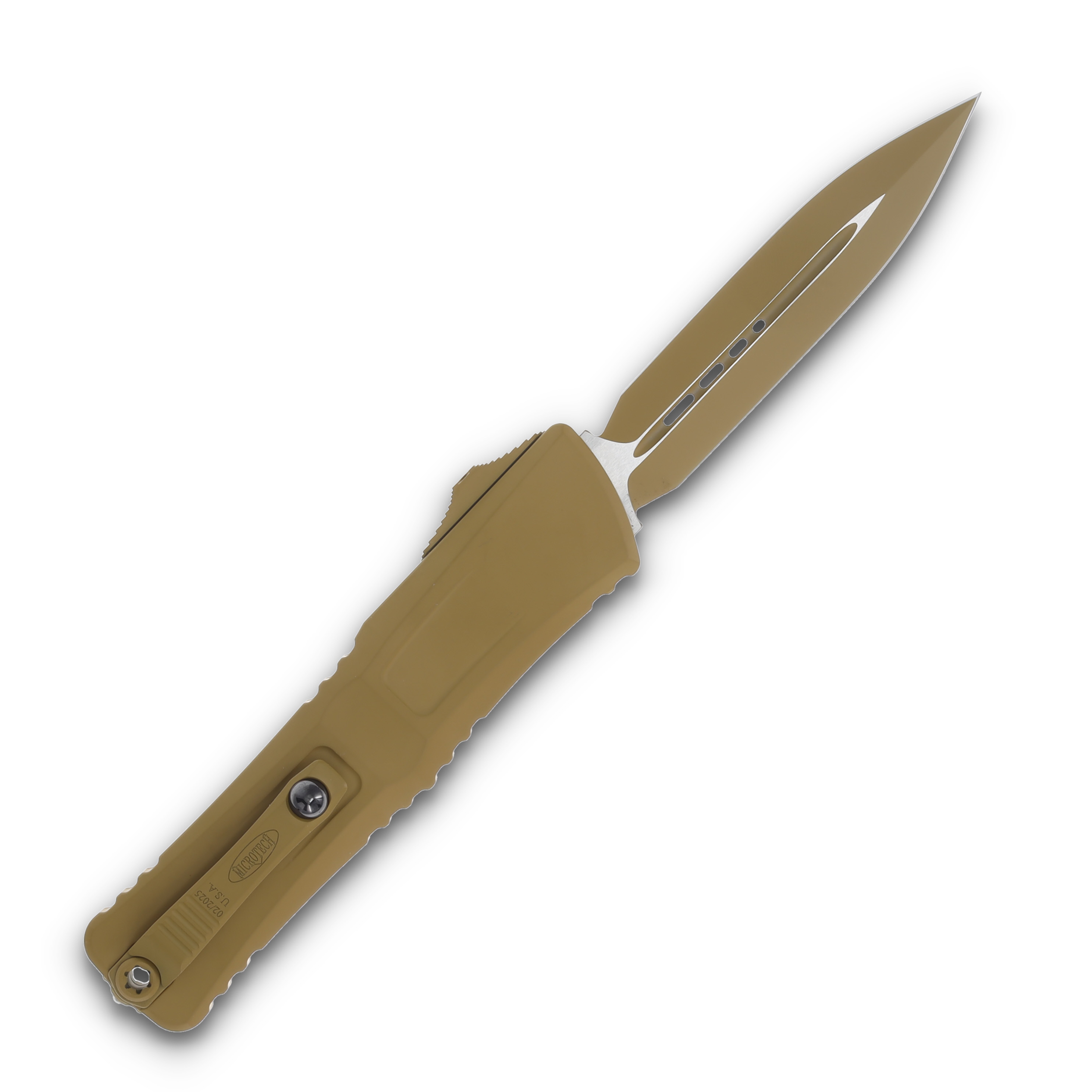 Microtech Combat Troodon Gen III D/E Standard Cerakote RAL-8000 AUMT11421CRA View 2