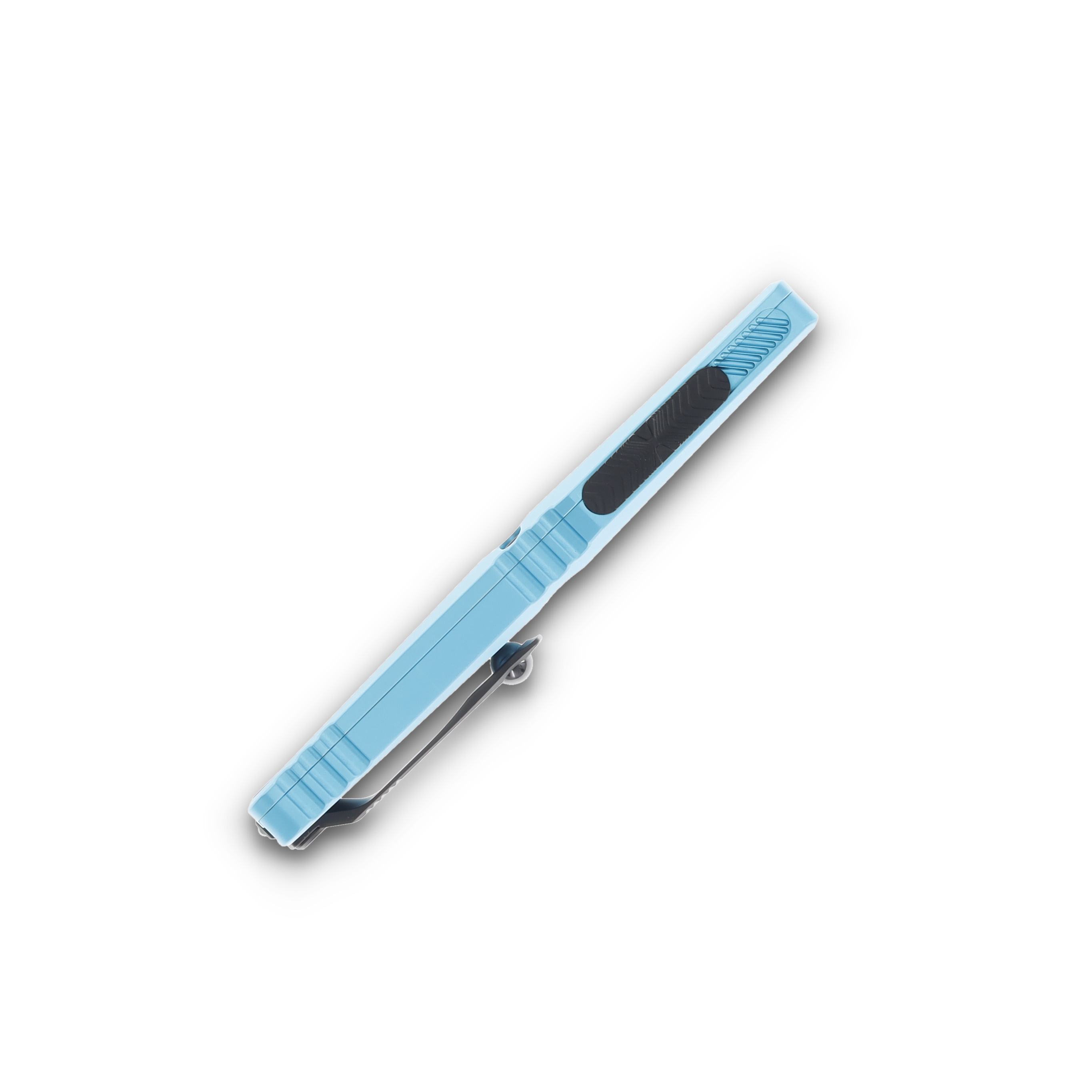 Microtech Combat Troodon Gen III Interceptor Black Part Serr Turquoise Signature Series AUMT12172TQS View 5