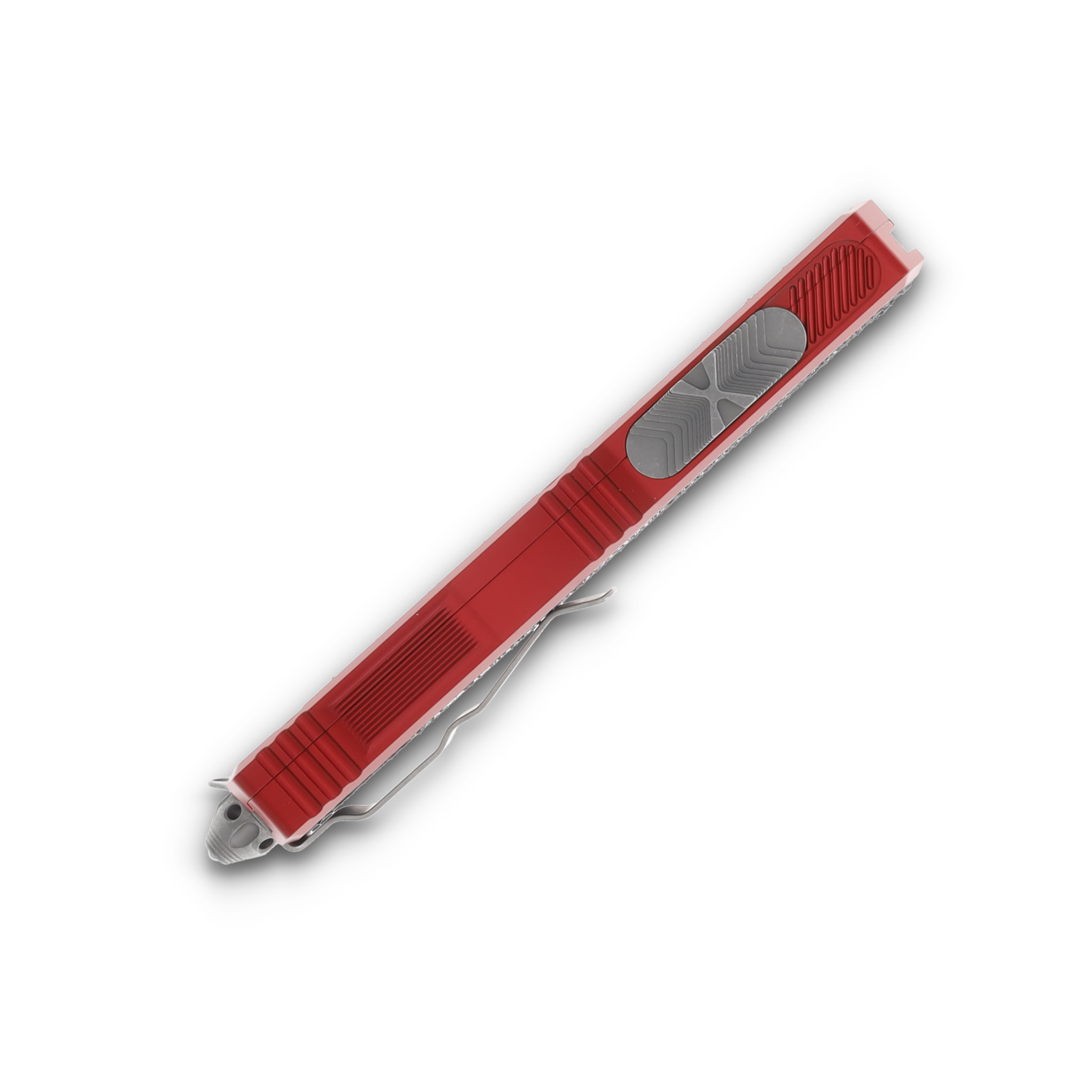 Microtech Scarab II Gen III D/E Auto OTF Knife Red 3.9in Apocalyptic Dagger AUMT128010APRD View 5