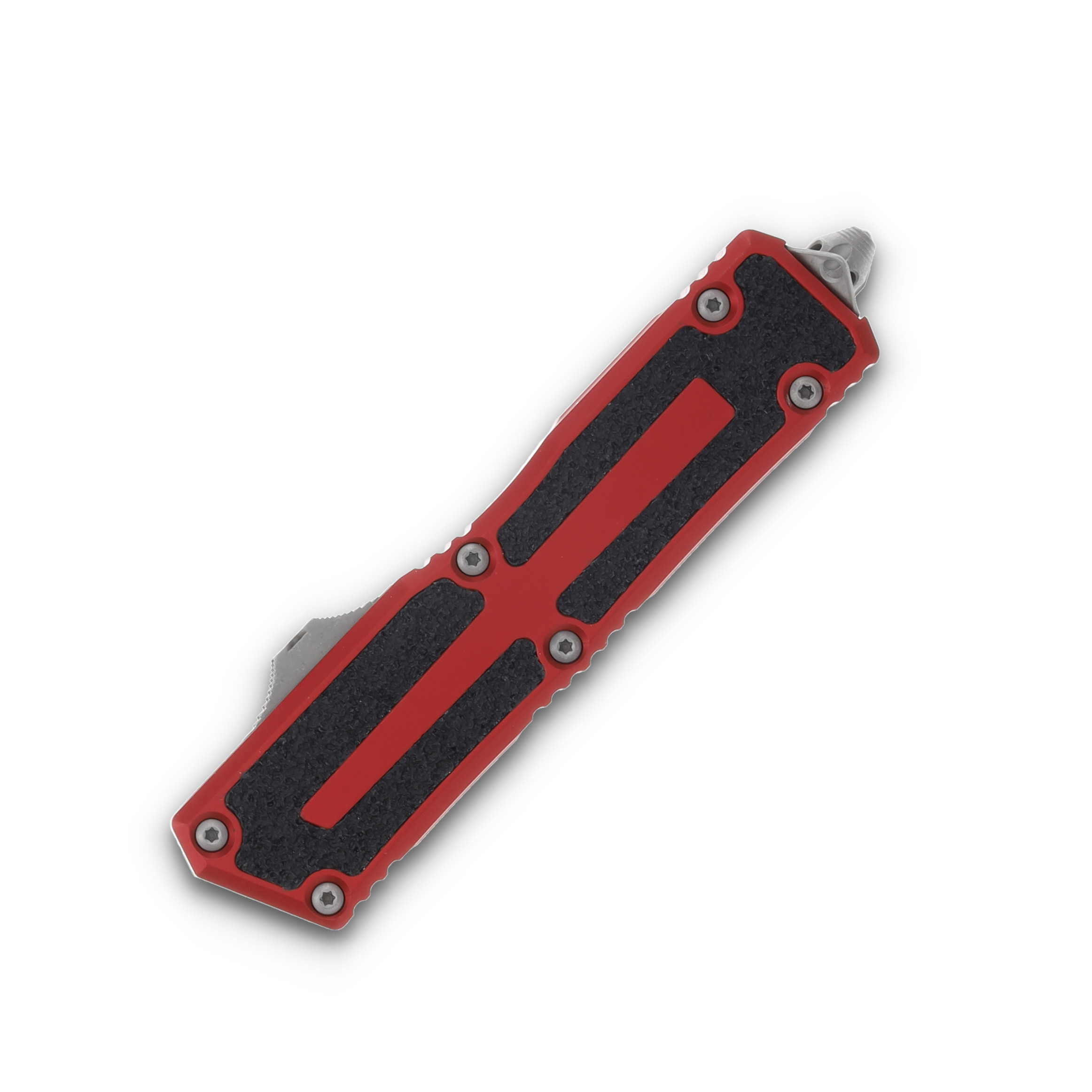 Microtech Scarab II Gen III D/E Auto OTF Knife Red 3.9in Apocalyptic Dagger AUMT128010APRD View 3