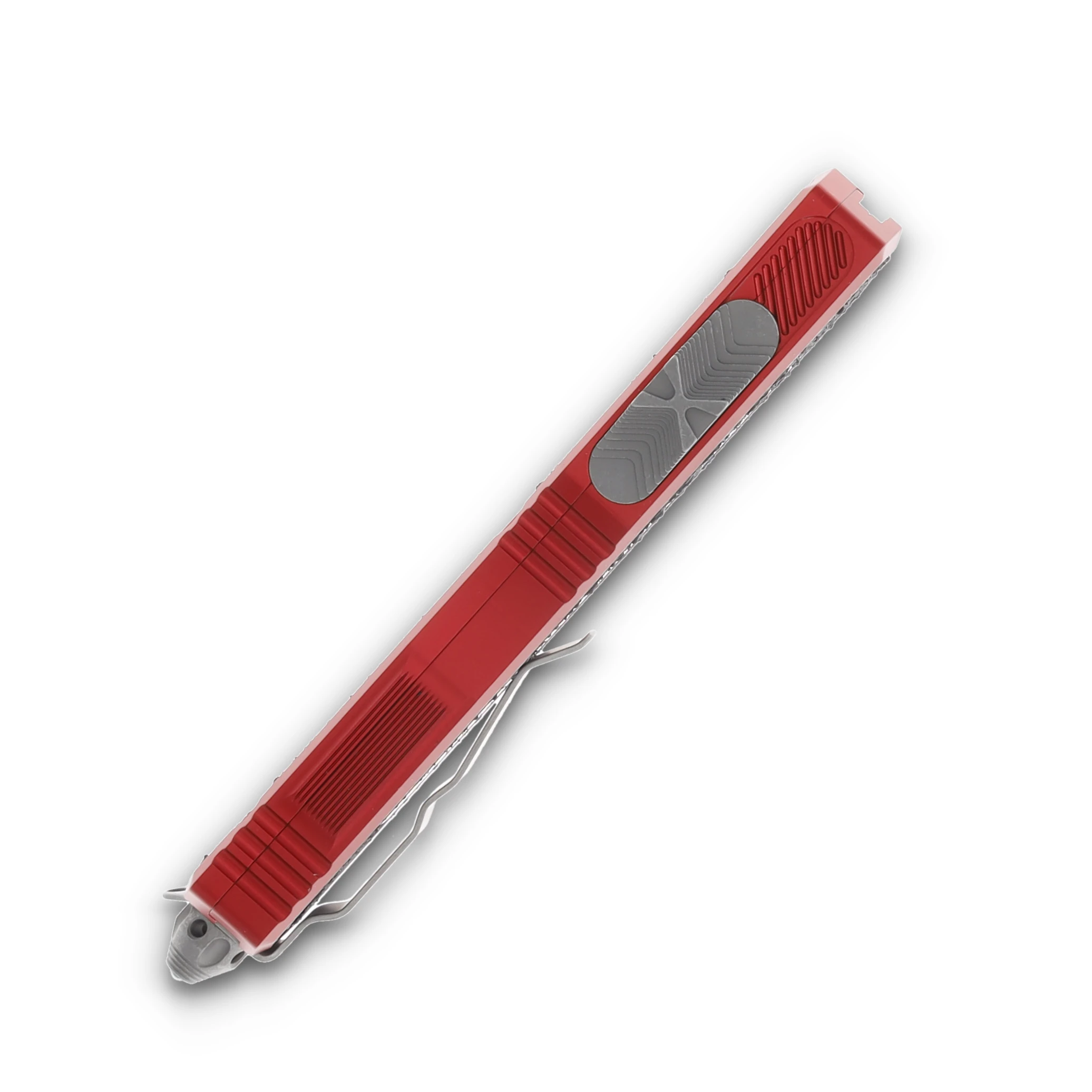 Microtech Scarab II D/E Gen III Auto OTF Knife Red 3.9in Apocalyptic Part Serr Dagger AUMT128011APRD View 6