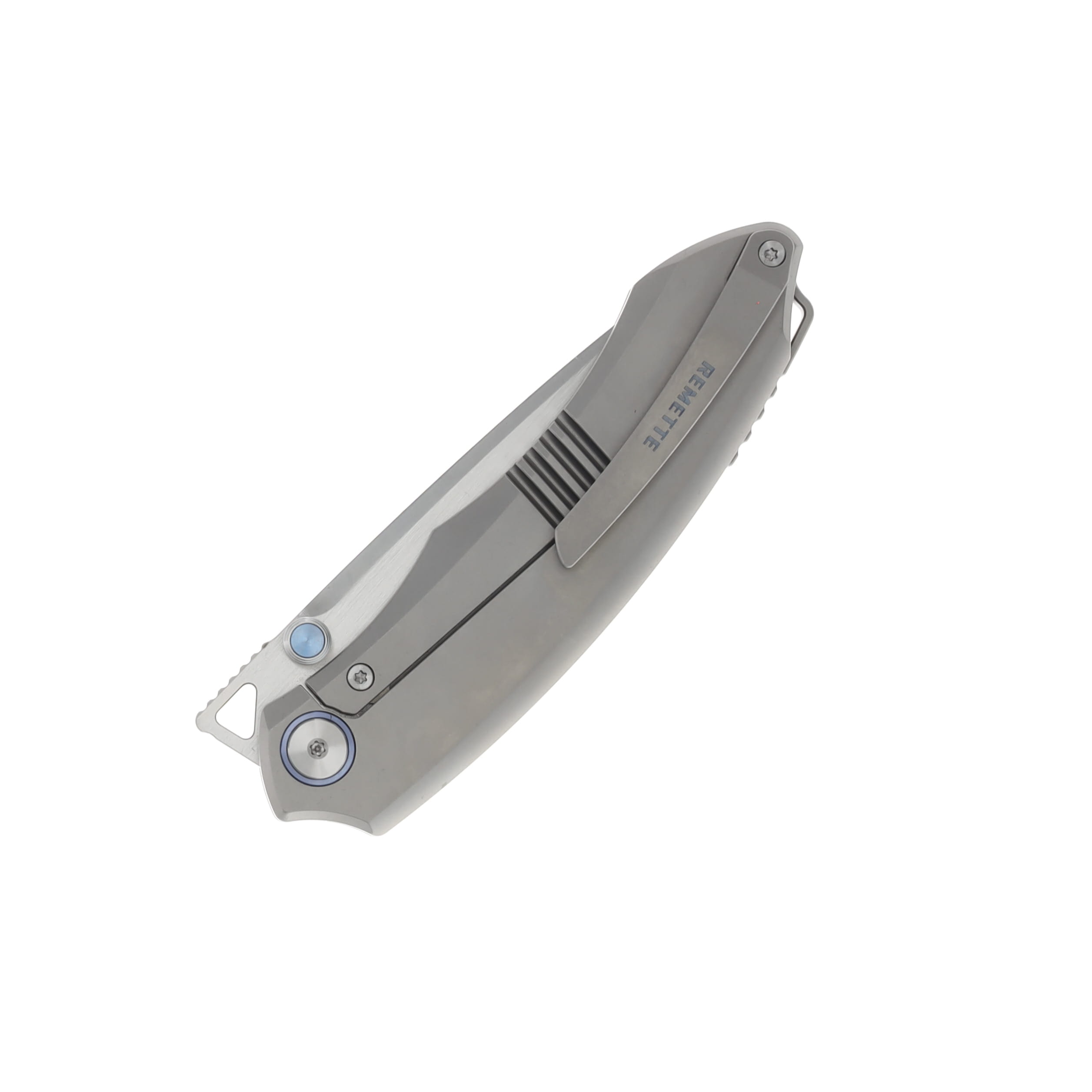 Remette Knives Titanium Handle M390 Drop Point Blade WD108-G View 4