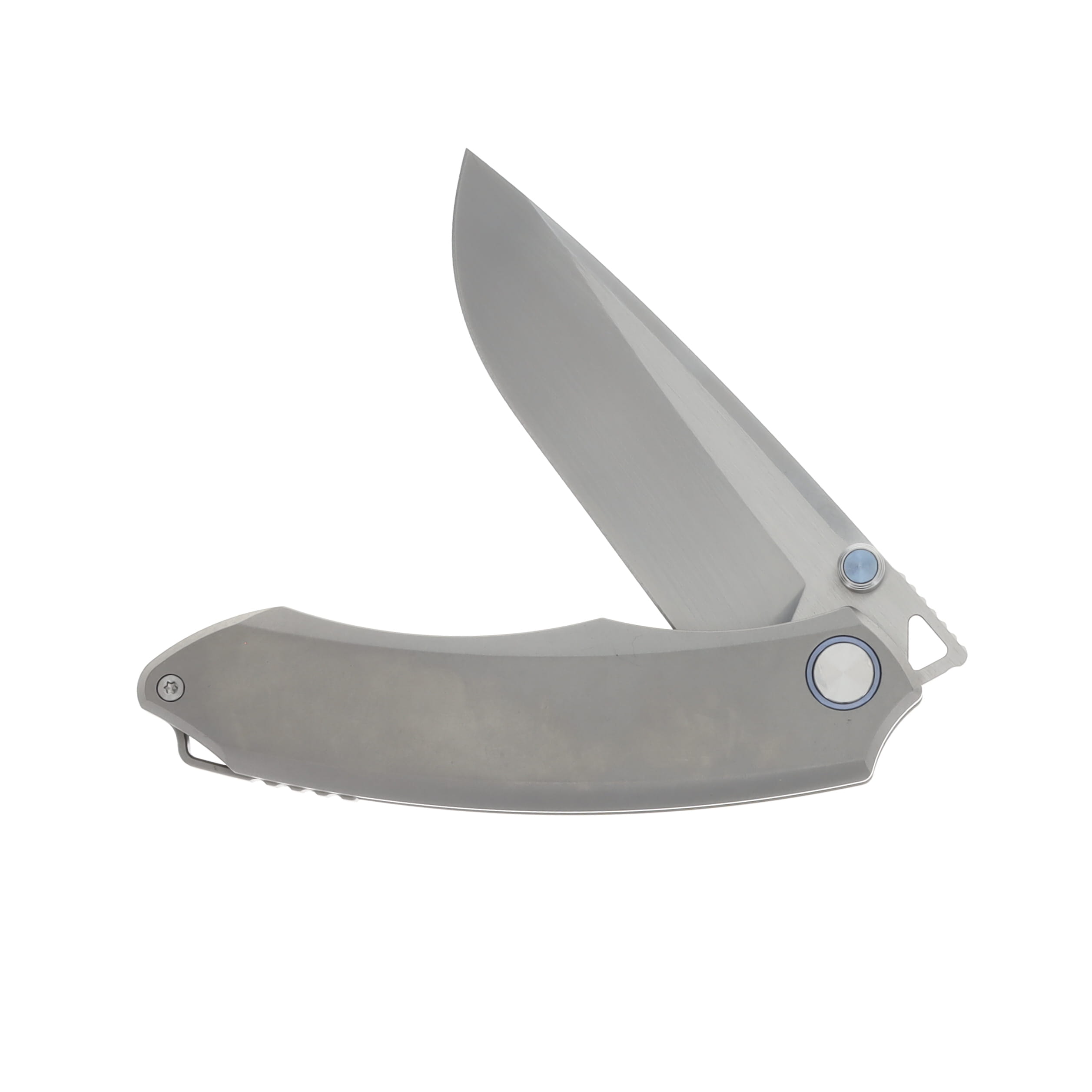 Remette Knives Titanium Handle M390 Drop Point Blade WD108-G View 3