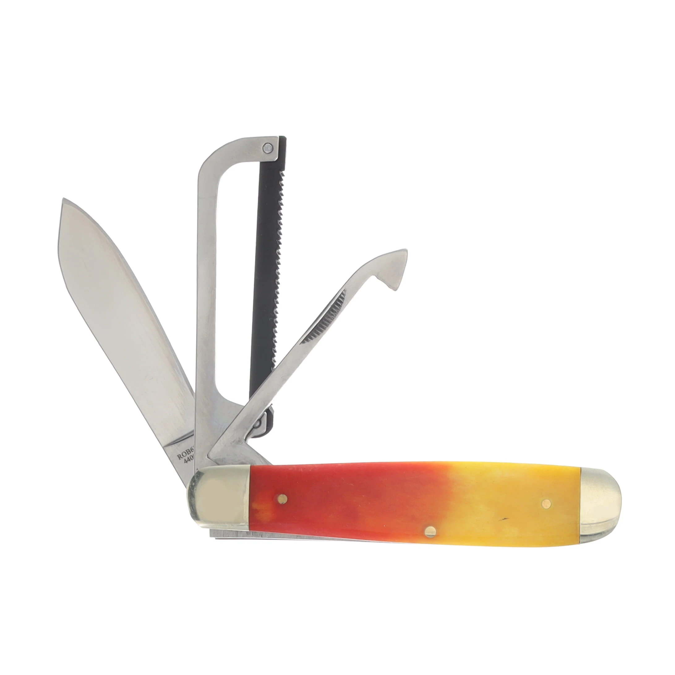 Robeson Gamecock Folder Red And Yellow Handle ROB632730RY View 2