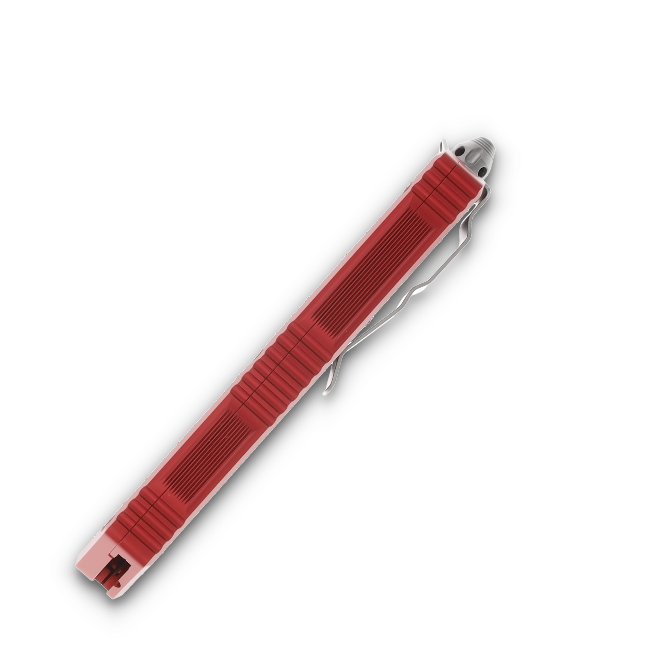 Microtech Scarab II Gen III D/E Auto OTF Knife Red 3.9in Stonewash Dagger AUMT128010RD View 6