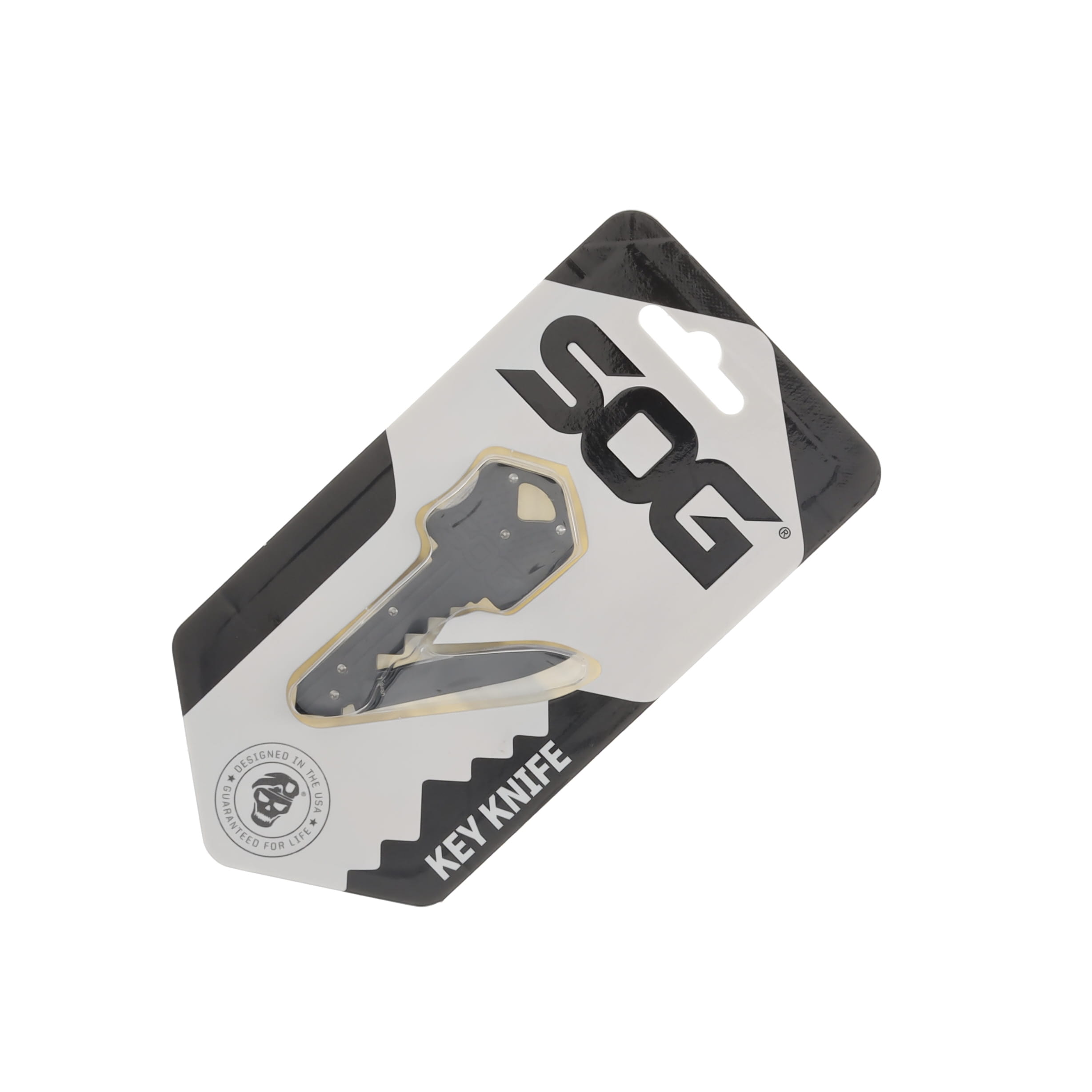 SOG Key Knife Black 1.5in Straight Edge Drop Point Blade SOG-KEY-101 View 7