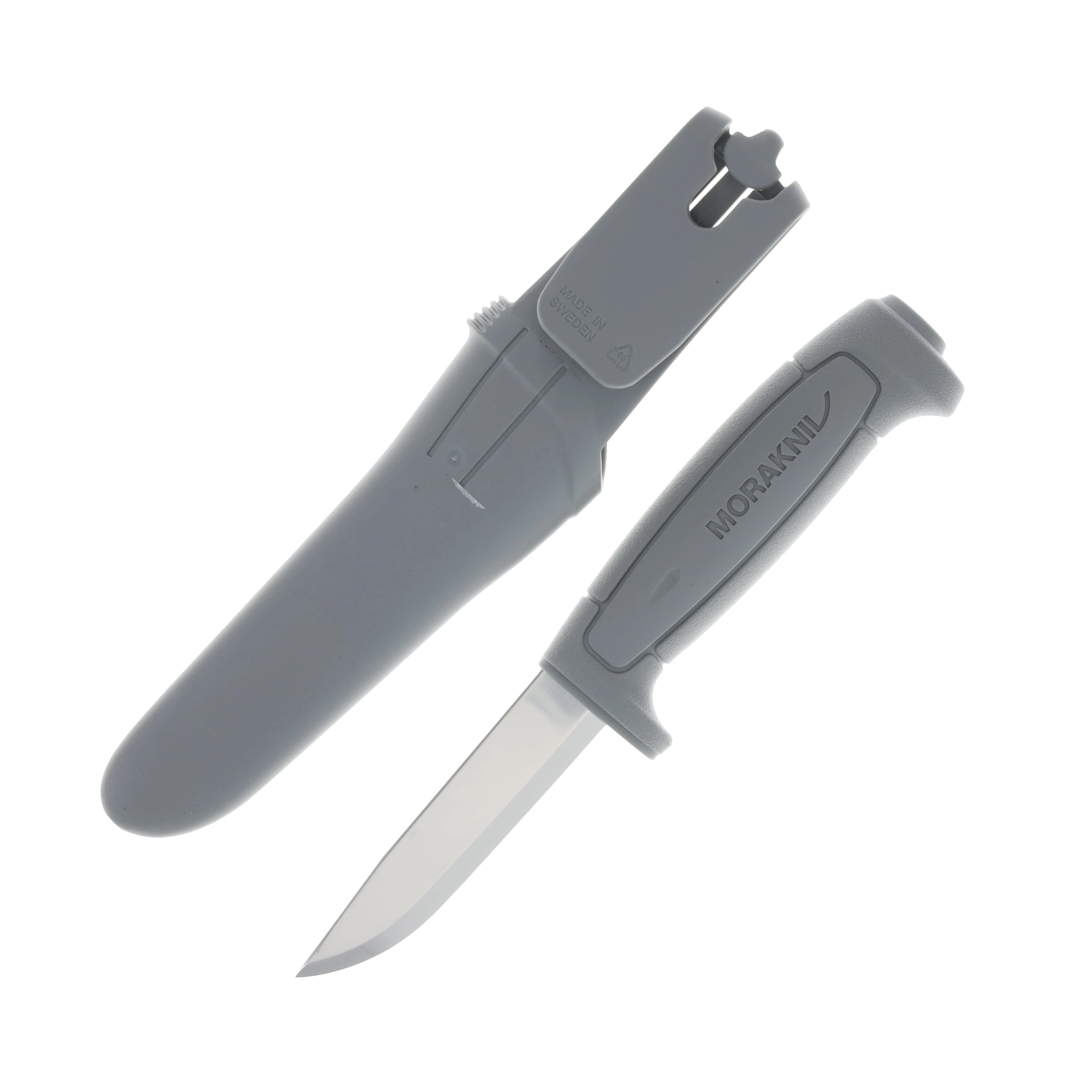 Morakniv Basic 546 SE Knife Gray Recycled 3.6in Plain Satin Blade M-14413 View 1