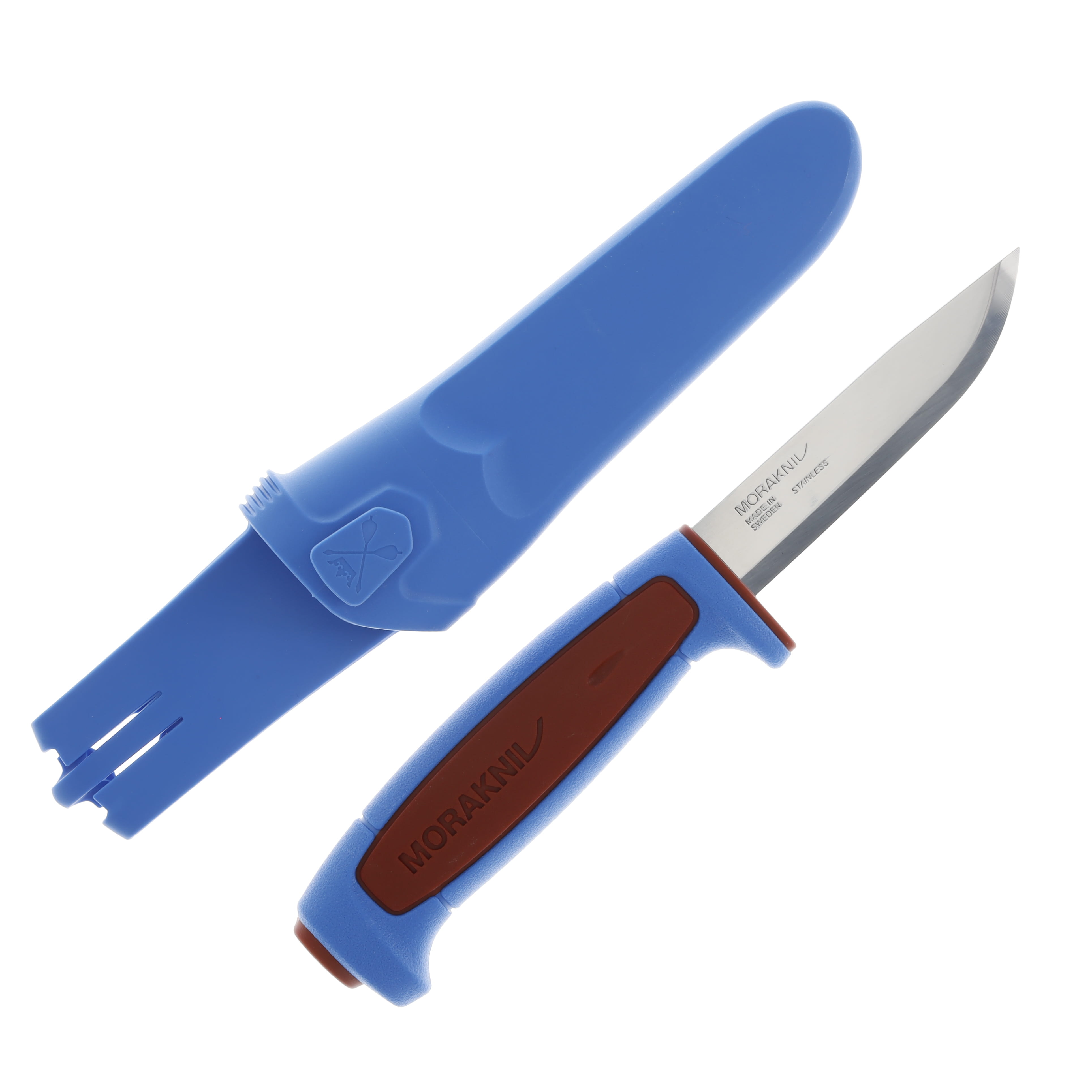 Morakniv Basic 546 Dala Red/Siljan Blue Fixed Blade Knife 3.58in Drop Point M-14502 View 1