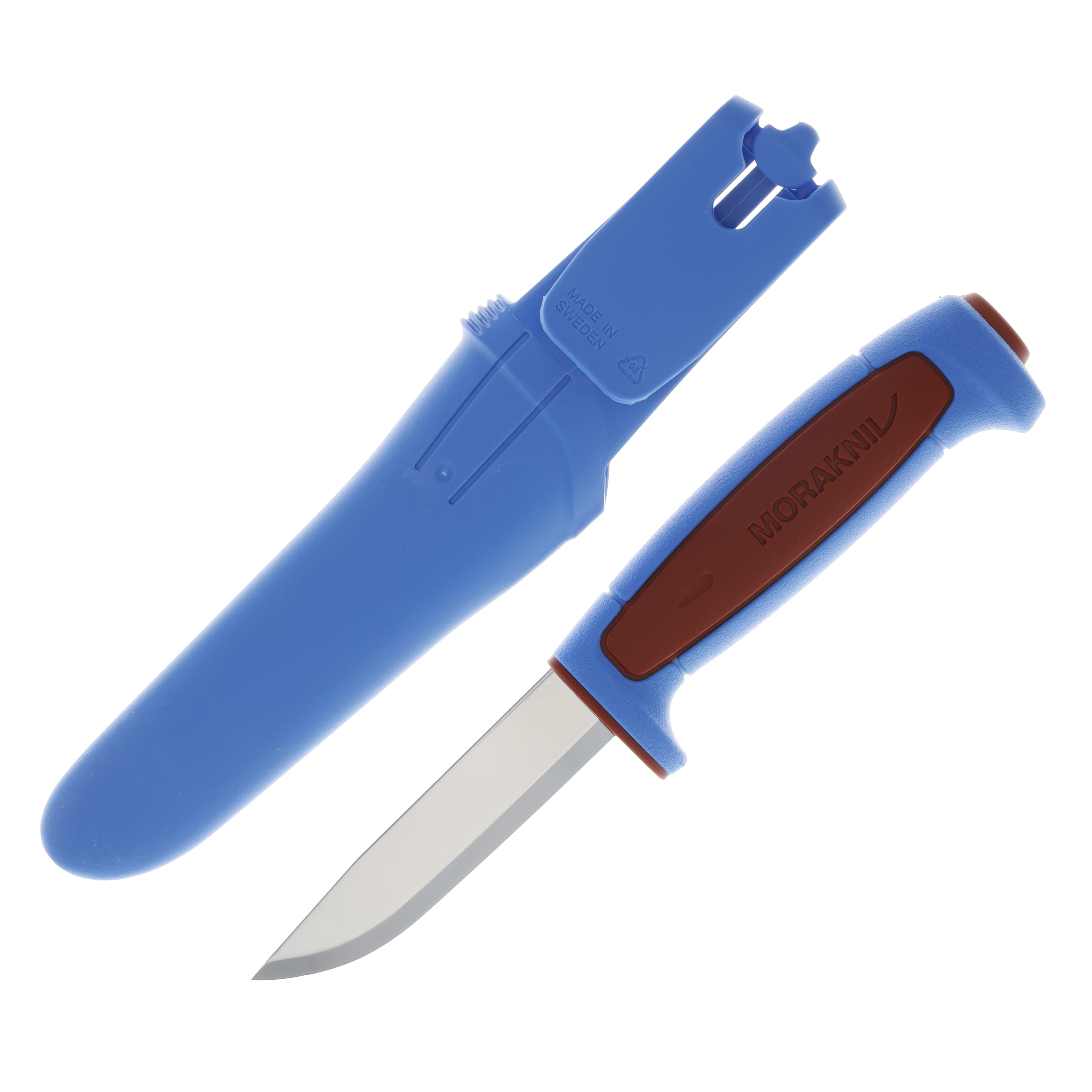 Morakniv Basic 546 Dala Red/Siljan Blue Fixed Blade Knife 3.58in Drop Point M-14502 View 2