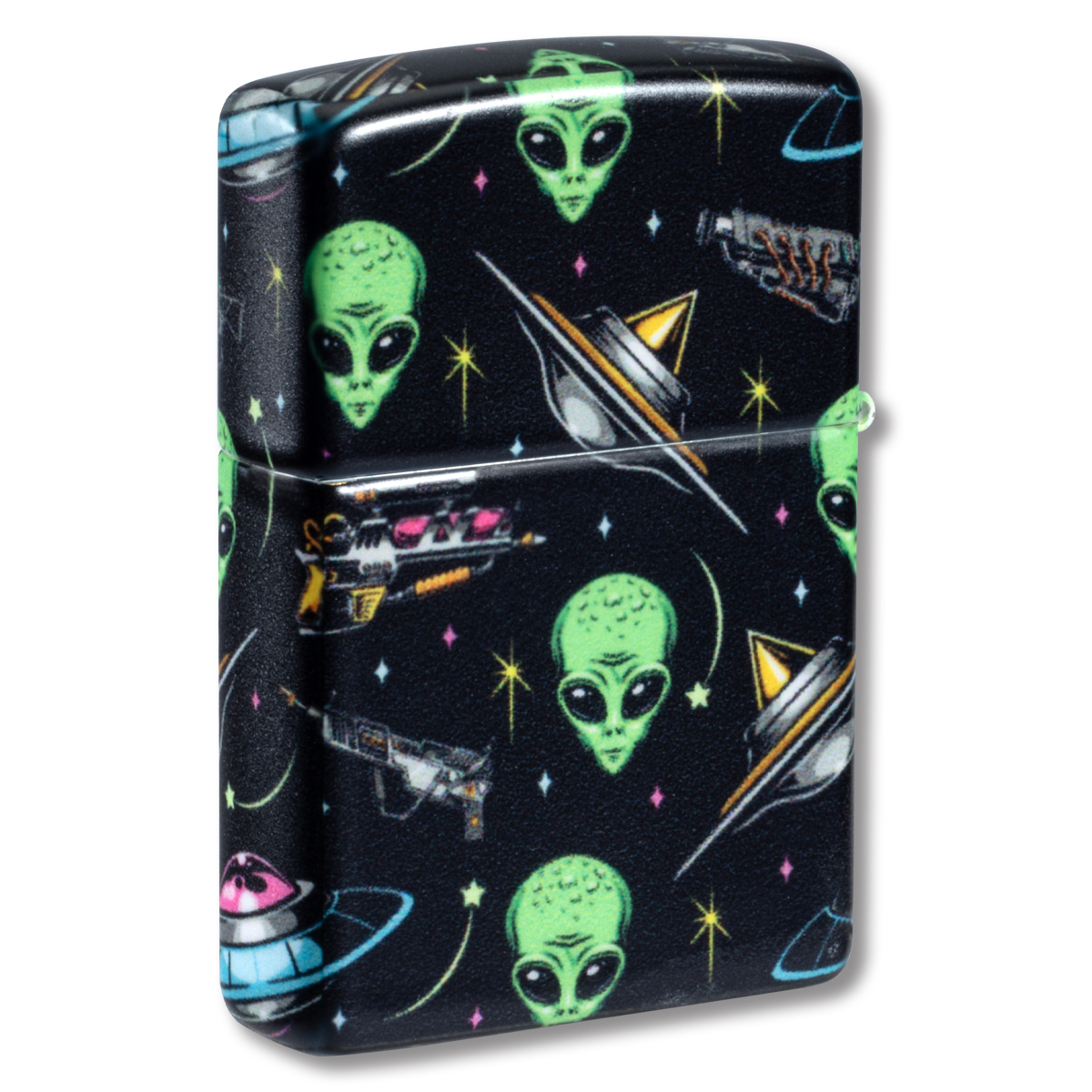Zippo Lighter 540 Aliens Design Matte Finish ZP46561 View 2