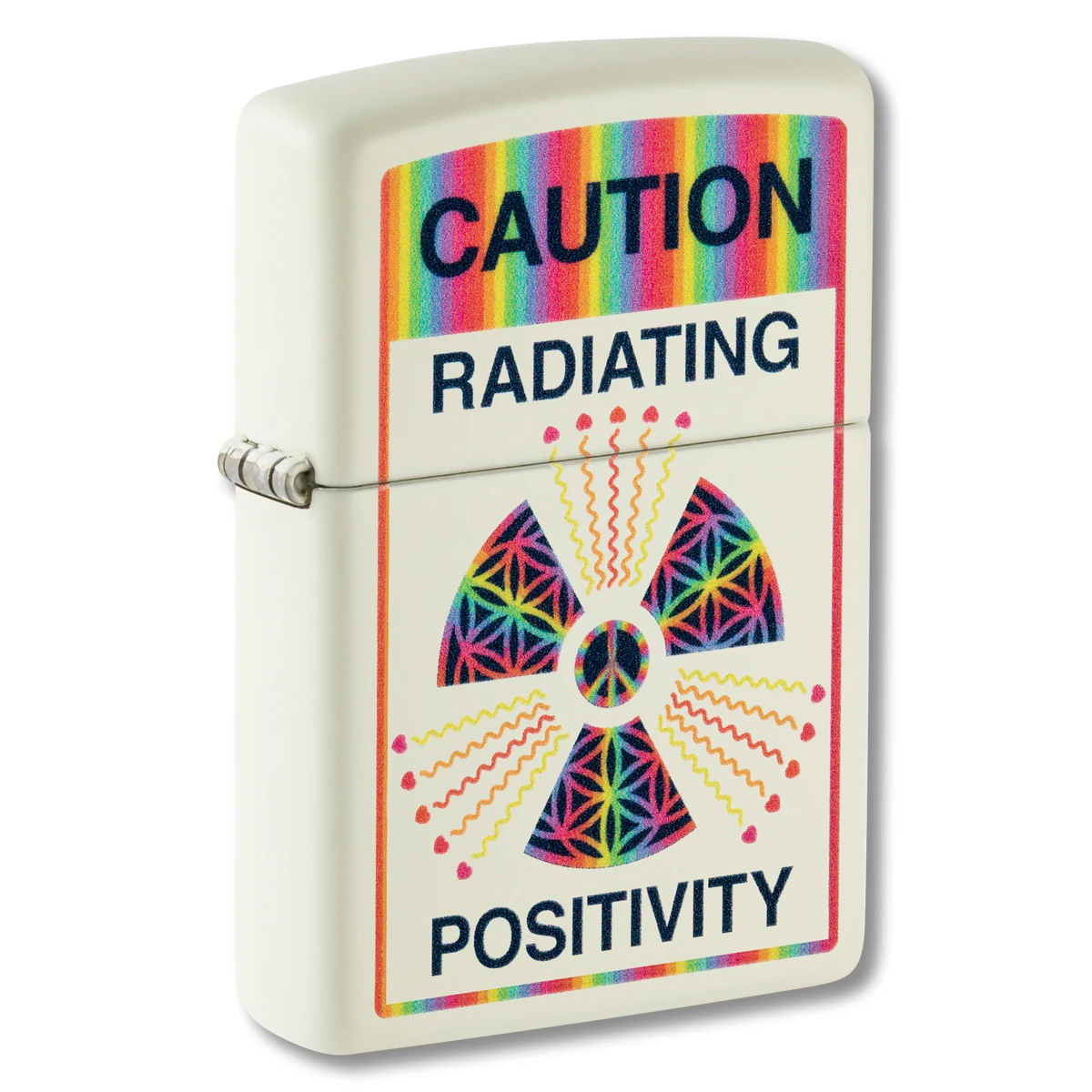 Zippo Lighter Radiating Positivity Design Glow In The Dark ZP46243 View 1