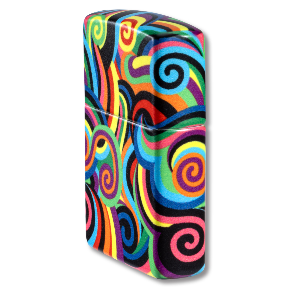 Zippo Lighter Rick Reitveld Swirl Green Glow in The Dark ZP46491 View 4