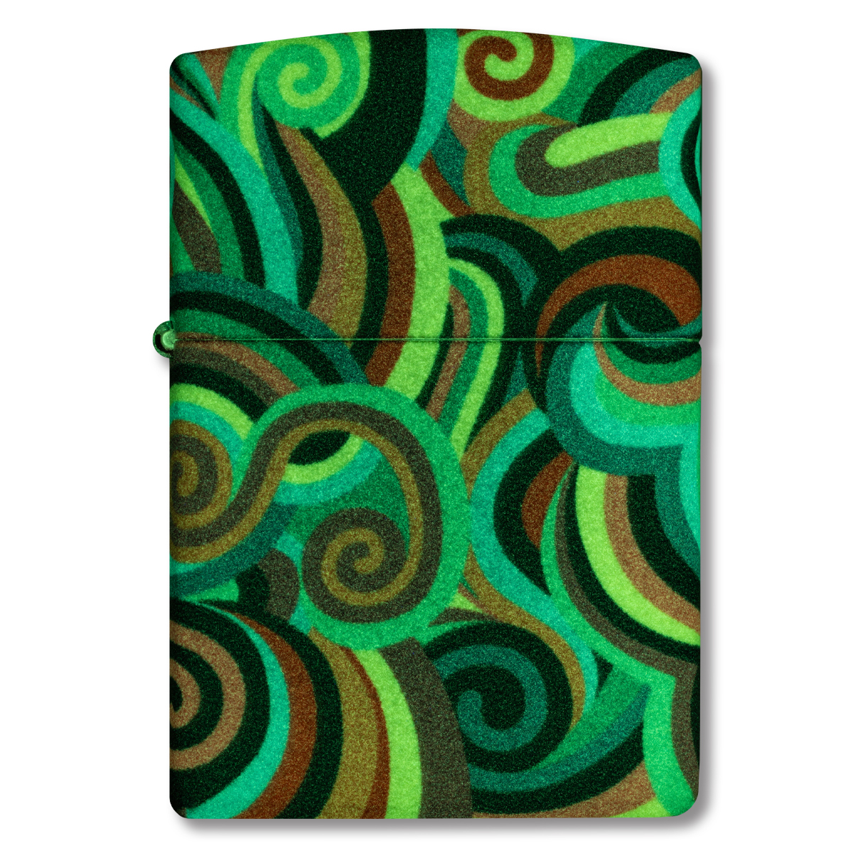 Zippo Lighter Rick Reitveld Swirl Green Glow in The Dark ZP46491 View 5