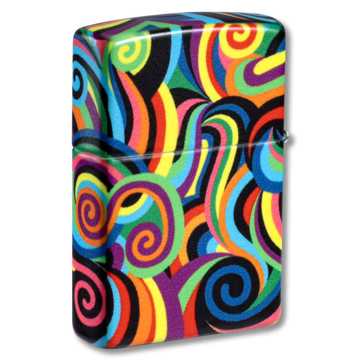 Zippo Lighter Rick Reitveld Swirl Green Glow in The Dark ZP46491 View 2
