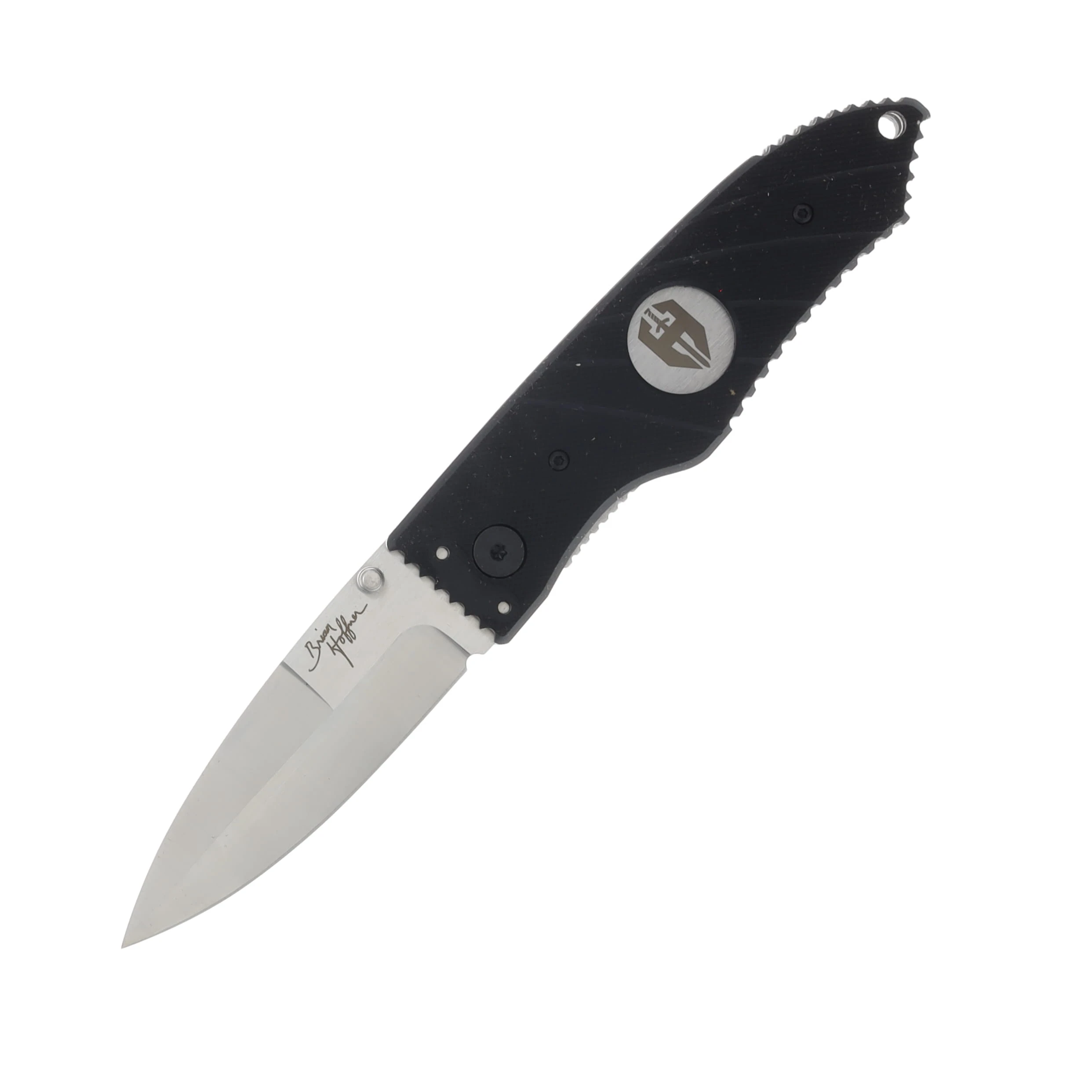Hoffner Knives SNAP Flatline 3.5 Inch Plain Silver Spear Point FK-S3SSS-FB View 1