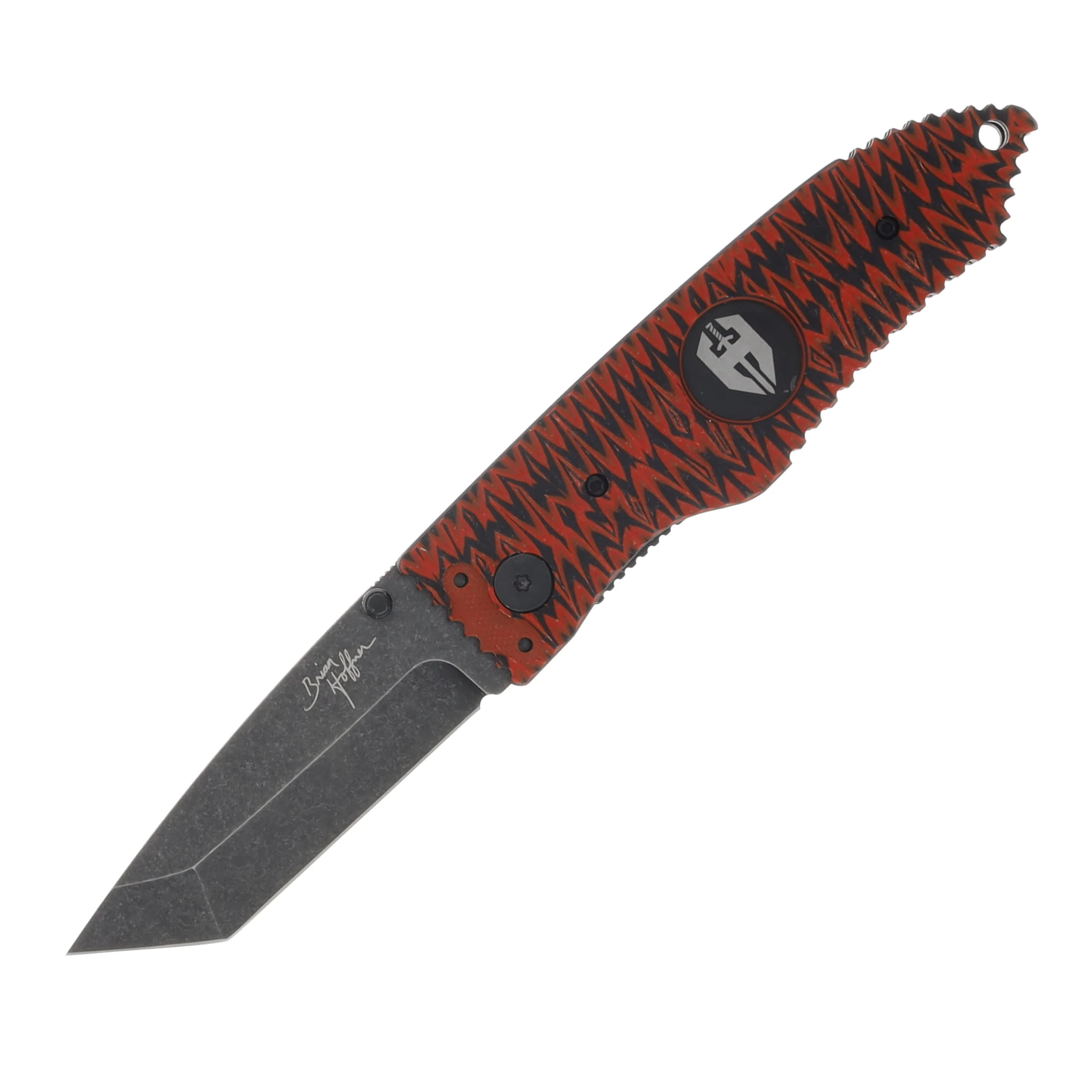 Hoffner Knives SNAP Chiseled Night Stalker 3.25in Plain Black Stonewash Tanto FK-S3TBS-CRB View 1
