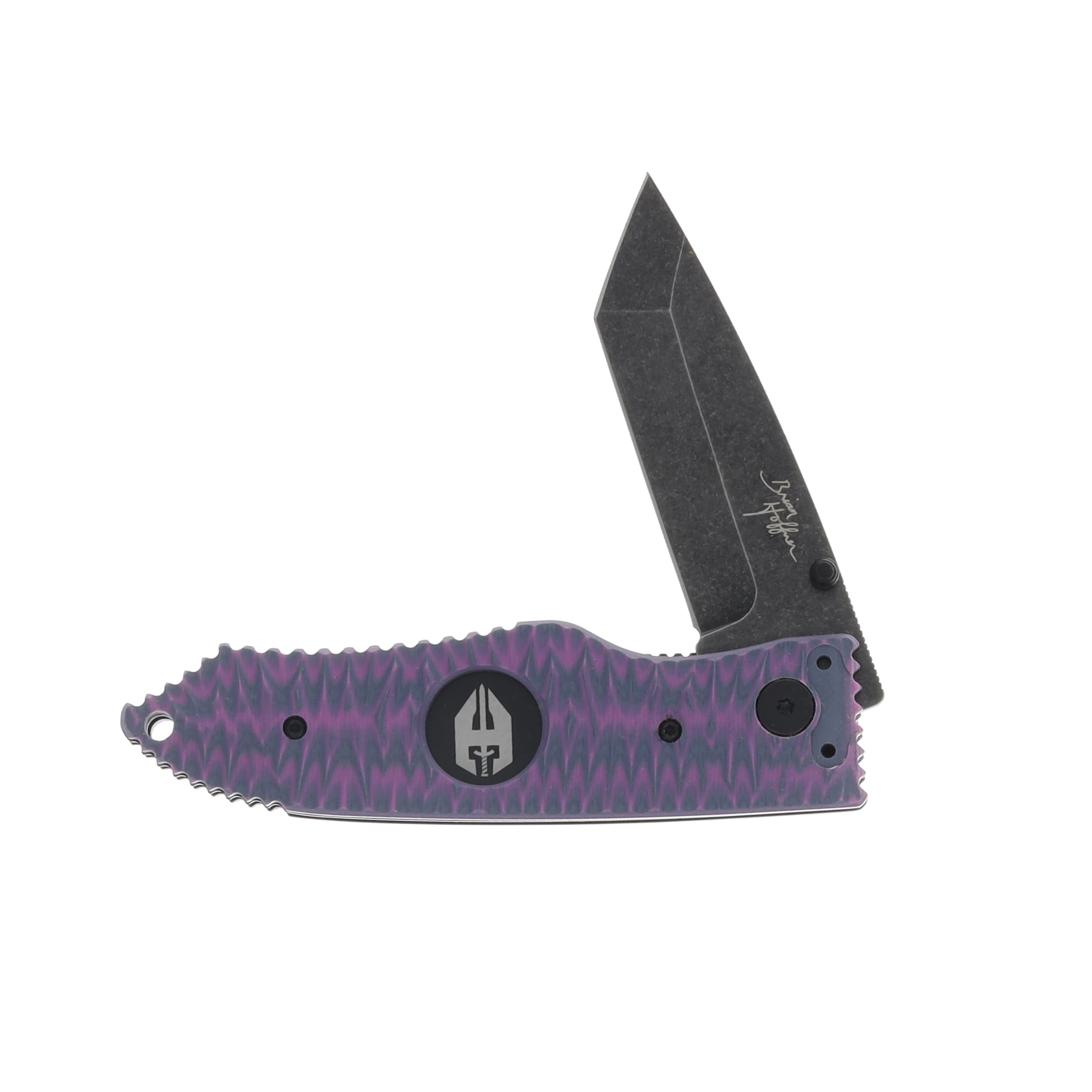 Hoffner Knives SNAP Chiseled Valkyrie 3.25in Plain Black Stonewash Tanto FK-S3TBS-CPG View 2