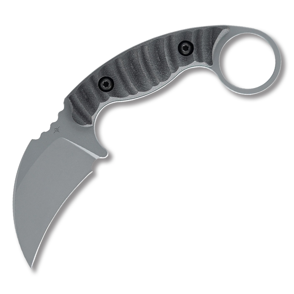 TOOR Knives Karsumba R Phantom Gray 2.5 Inch Plain Gray Hawkbill KARSUMBARPG View 1