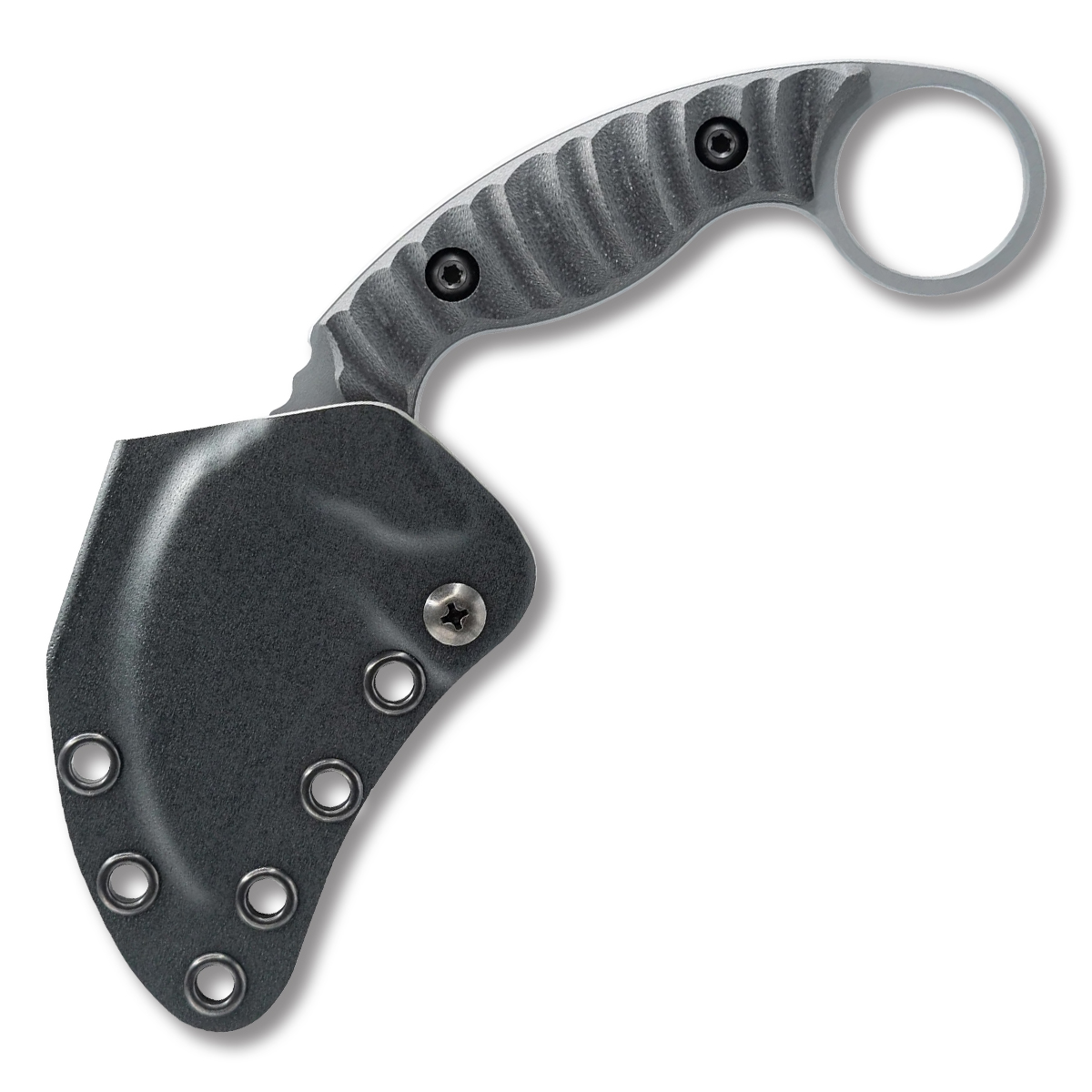 TOOR Knives Karsumba R Phantom Gray 2.5 Inch Plain Gray Hawkbill KARSUMBARPG View 4