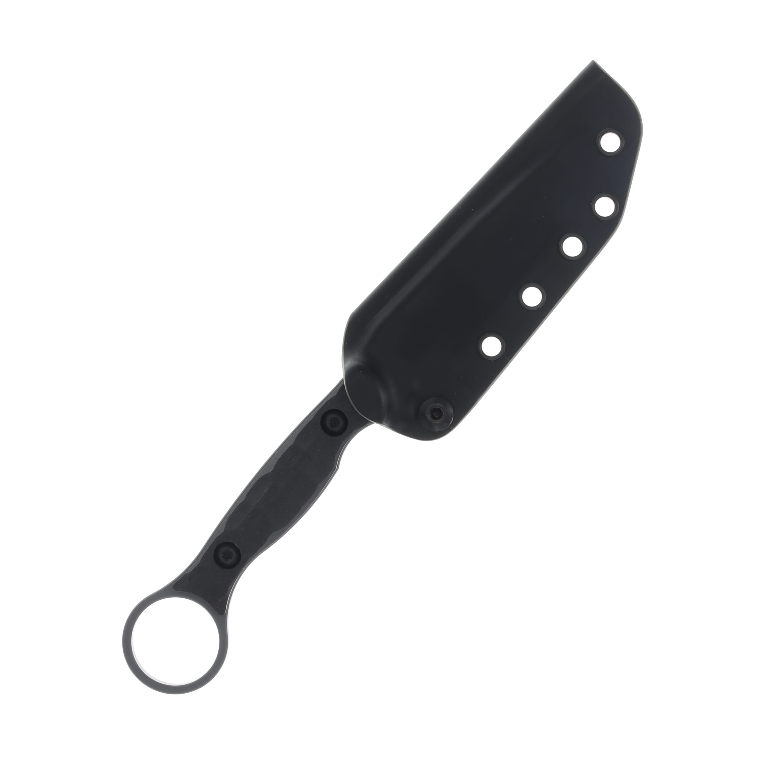 TOOR Knives Serpent T Fixed Blade 3.75 Inch Plain Phantom Gray Tanto SERPENTTPG View 3