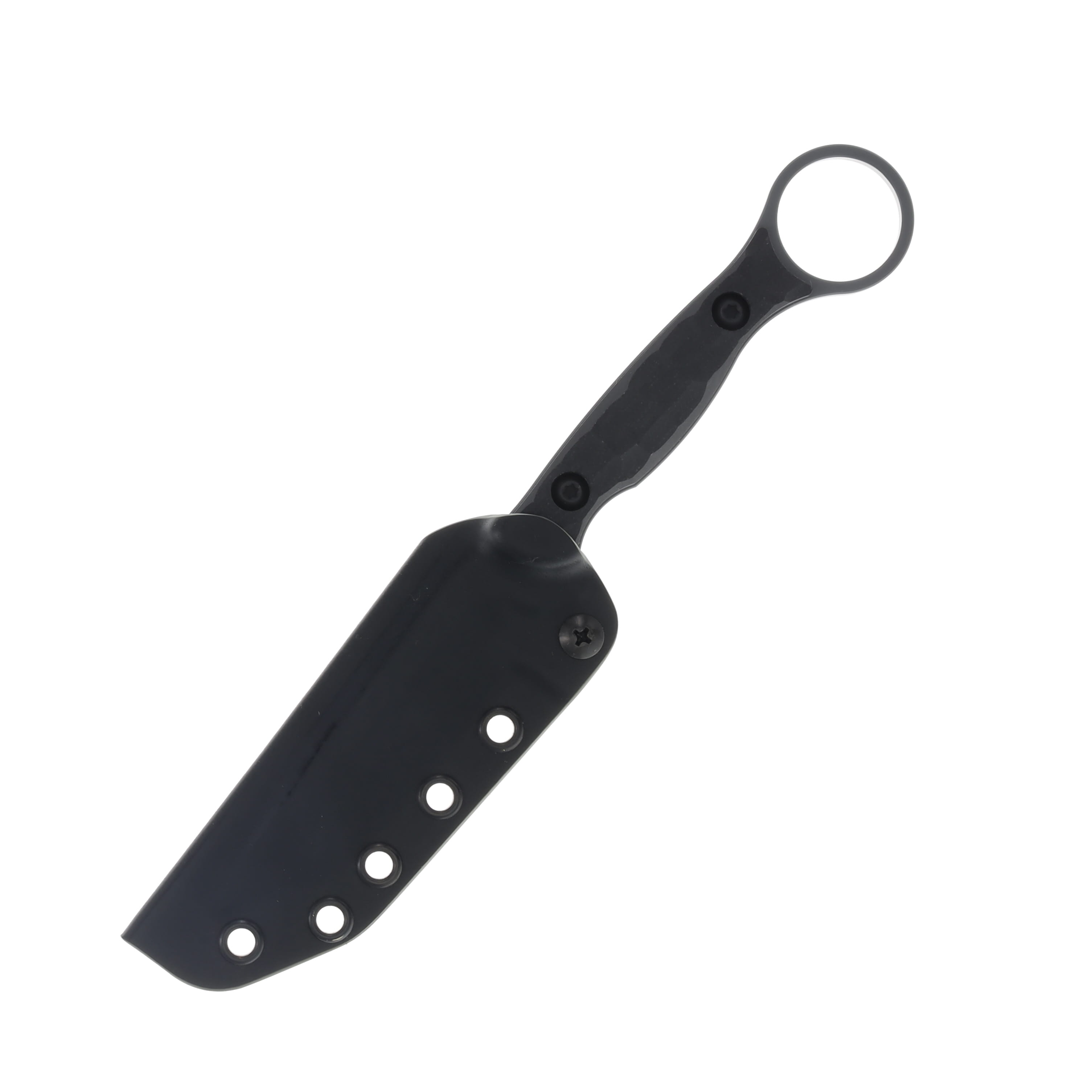 TOOR Knives Serpent T Fixed Blade 3.75 Inch Plain Phantom Gray Tanto SERPENTTPG View 4