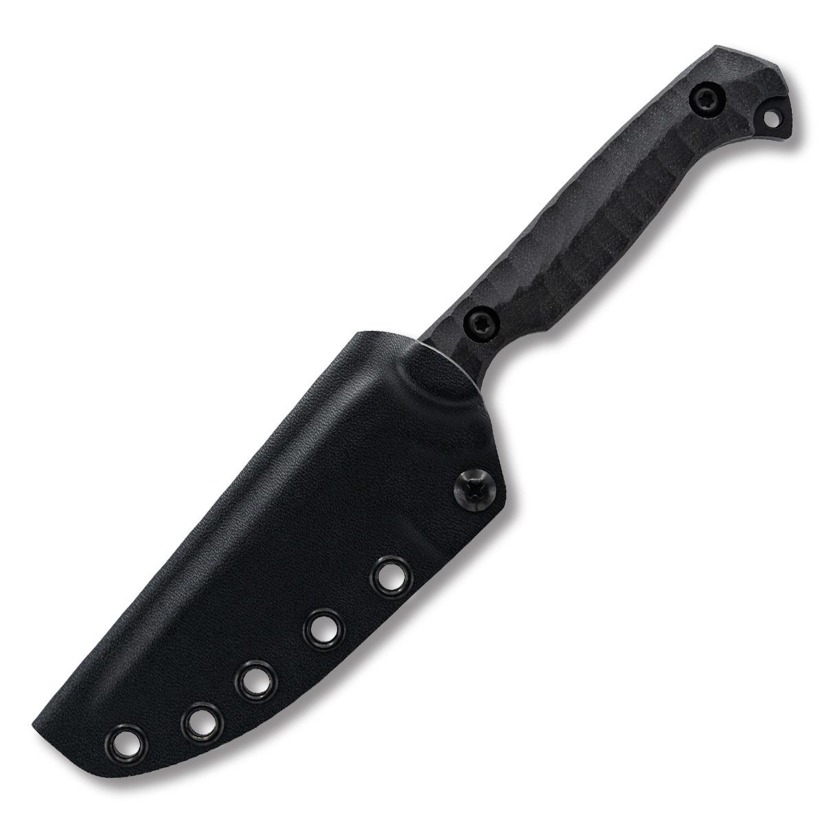 TOOR Knives Krypteia S Fixed Blade 4 Inch Plain Socom Black Drop Point KRYPTEIASSB View 4