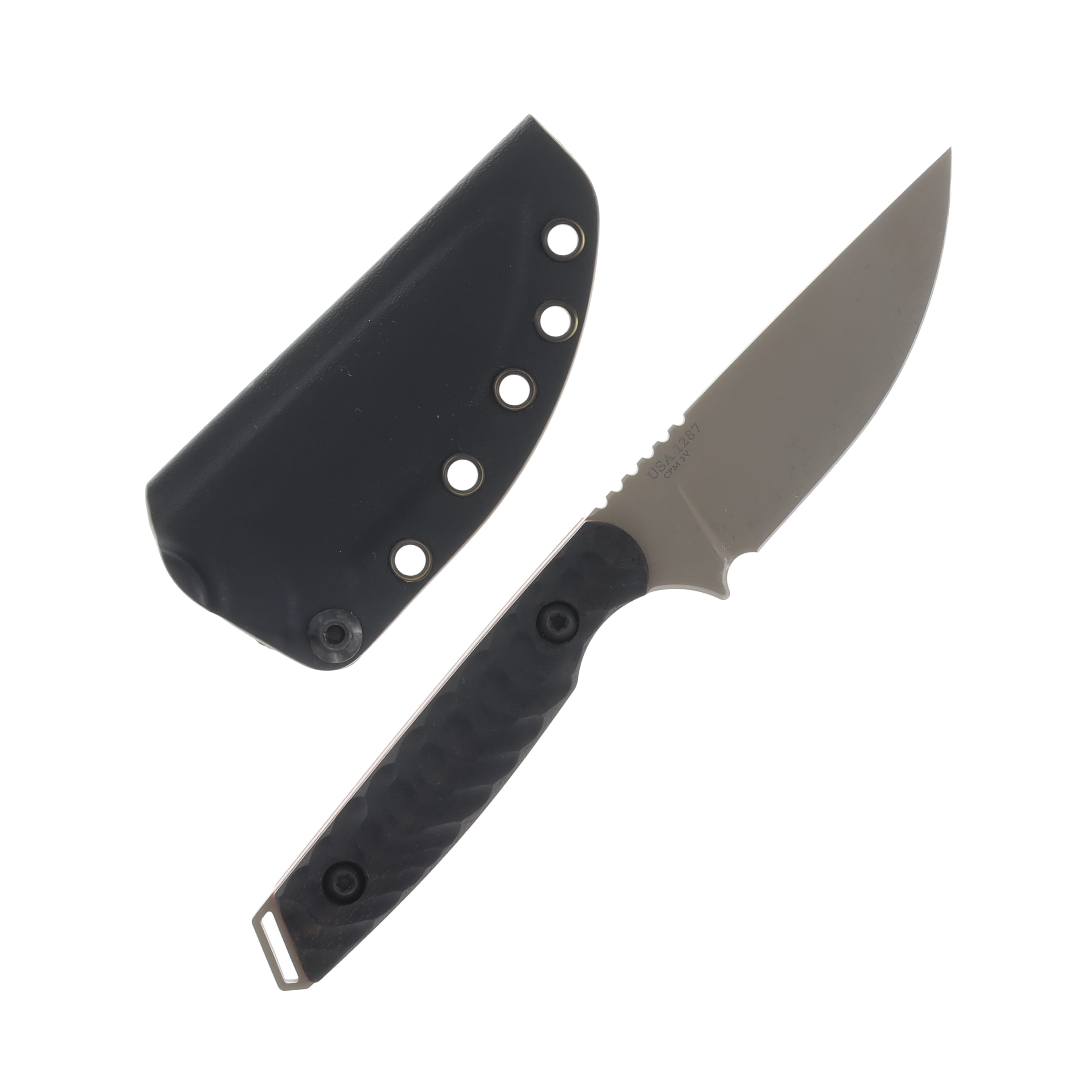TOOR Knives Field 3.0 Fixed Blade 3.62in Plain Canyon Drab Drop Point FIELD3.0CD View 2