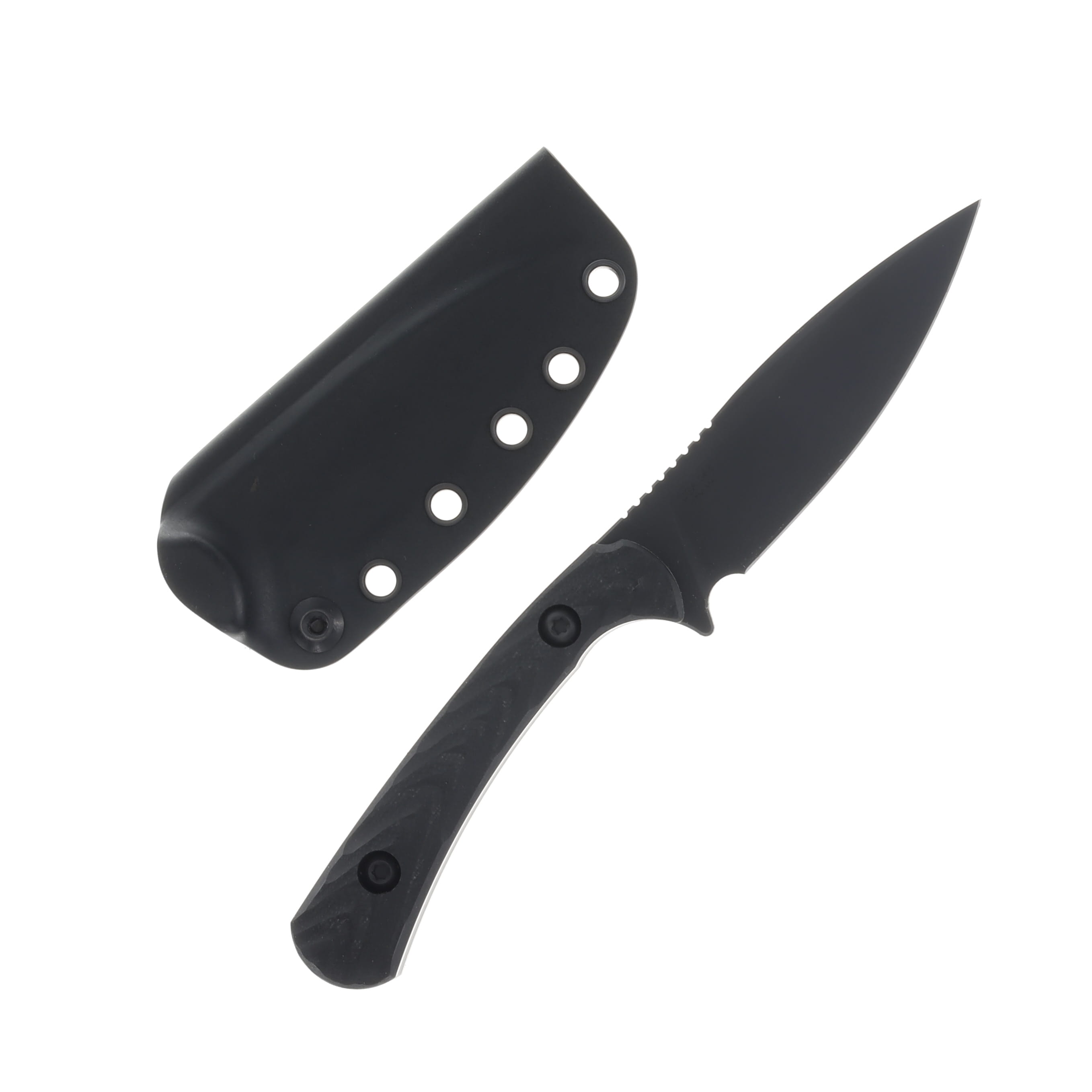 TOOR Knives Ravyth Socom Black 3.6 Inch Plain Socom Black Drop Point RAVYTHSSB View 2