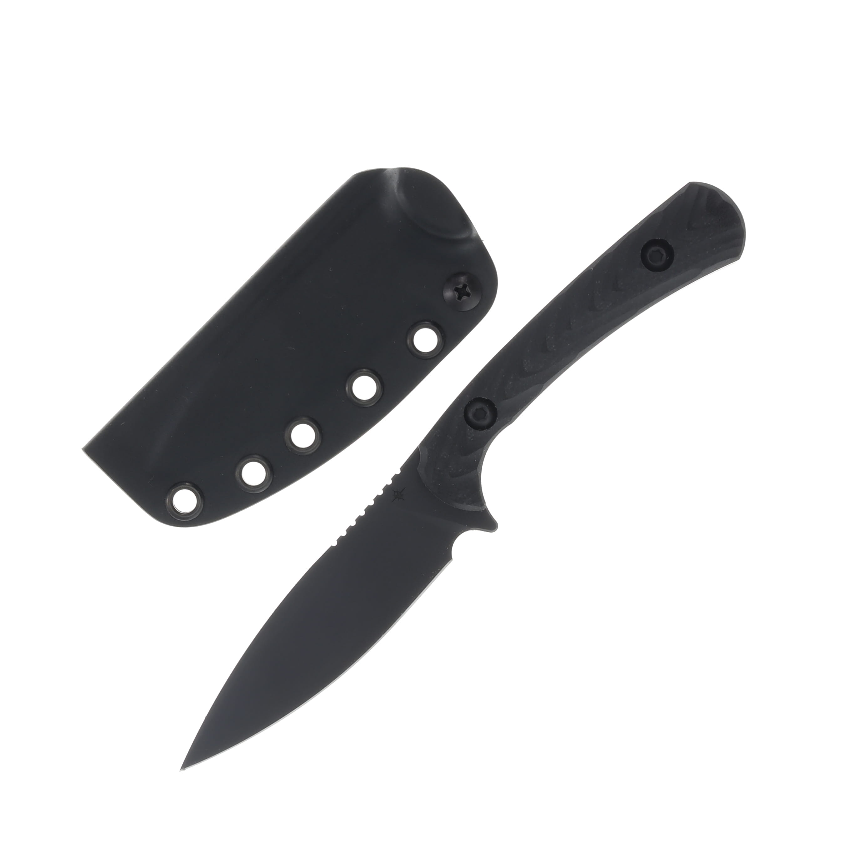 TOOR Knives Ravyth Socom Black 3.6 Inch Plain Socom Black Drop Point RAVYTHSSB View 1