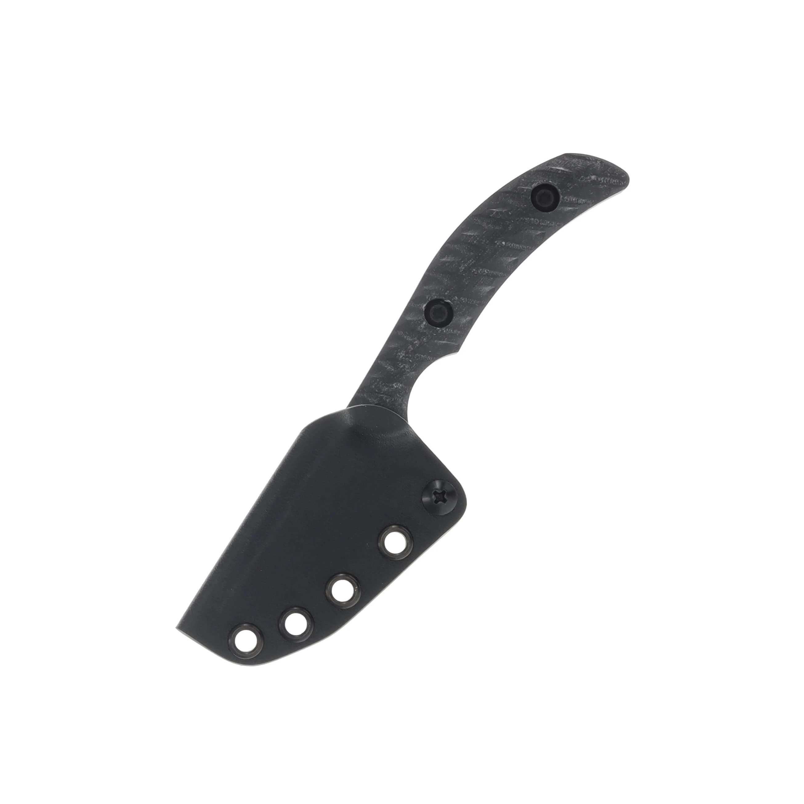Toor Knives Shifter T Socom Black G10 Fixed 2.75In. Gunkote CPM M4 Tanto Kydex Sheath STR-TSB View 3